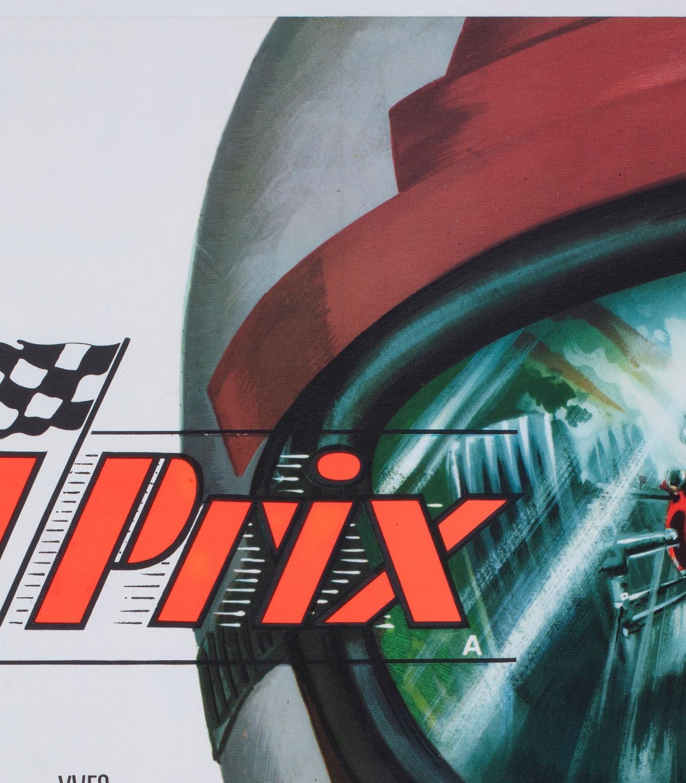 Grand Prix 1968 Uk Quad Film Poster photo Art