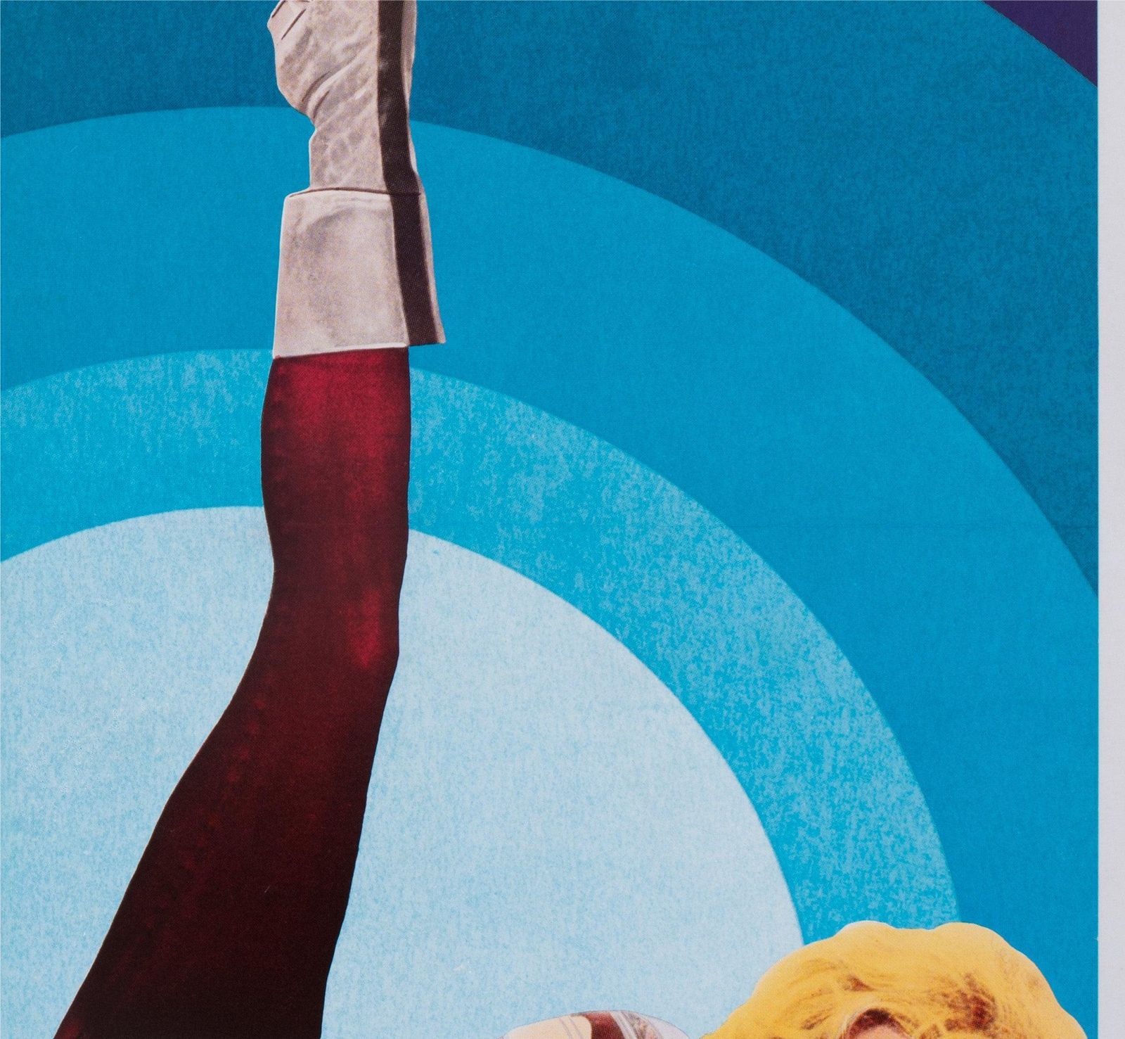 Affiche de cinéma allemande Barbarella R1973, 1 feuille photo vinterior