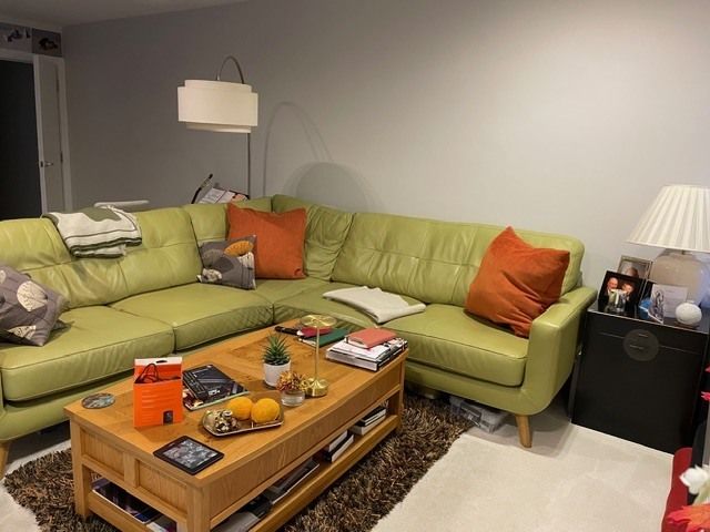 John Lewis Barbican 5+ Seater Leather L Corner Sofa photo for sale