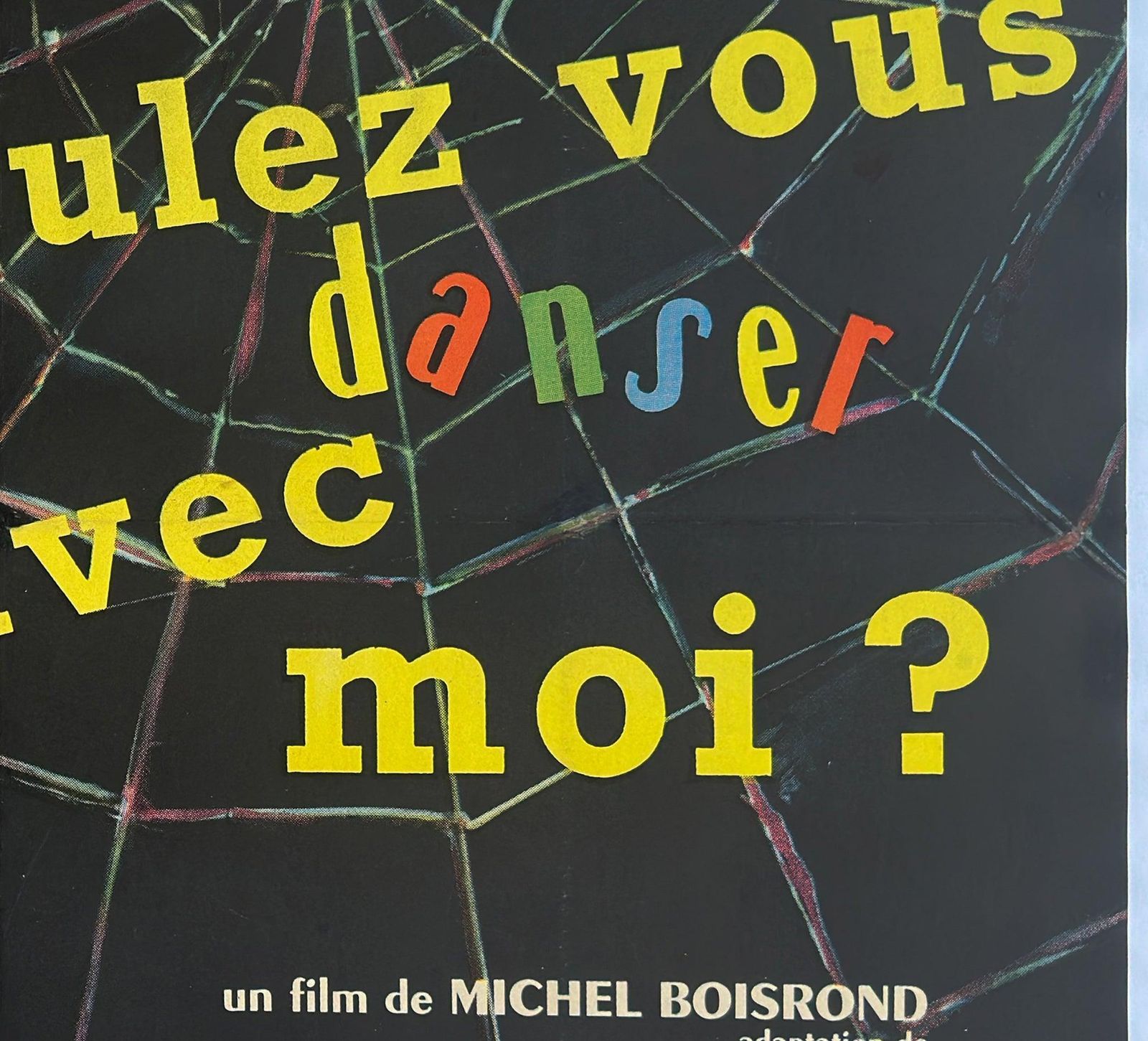 Come Dance With Me 1959 French Grande Film Poster, Clement Hurel photo vinterior