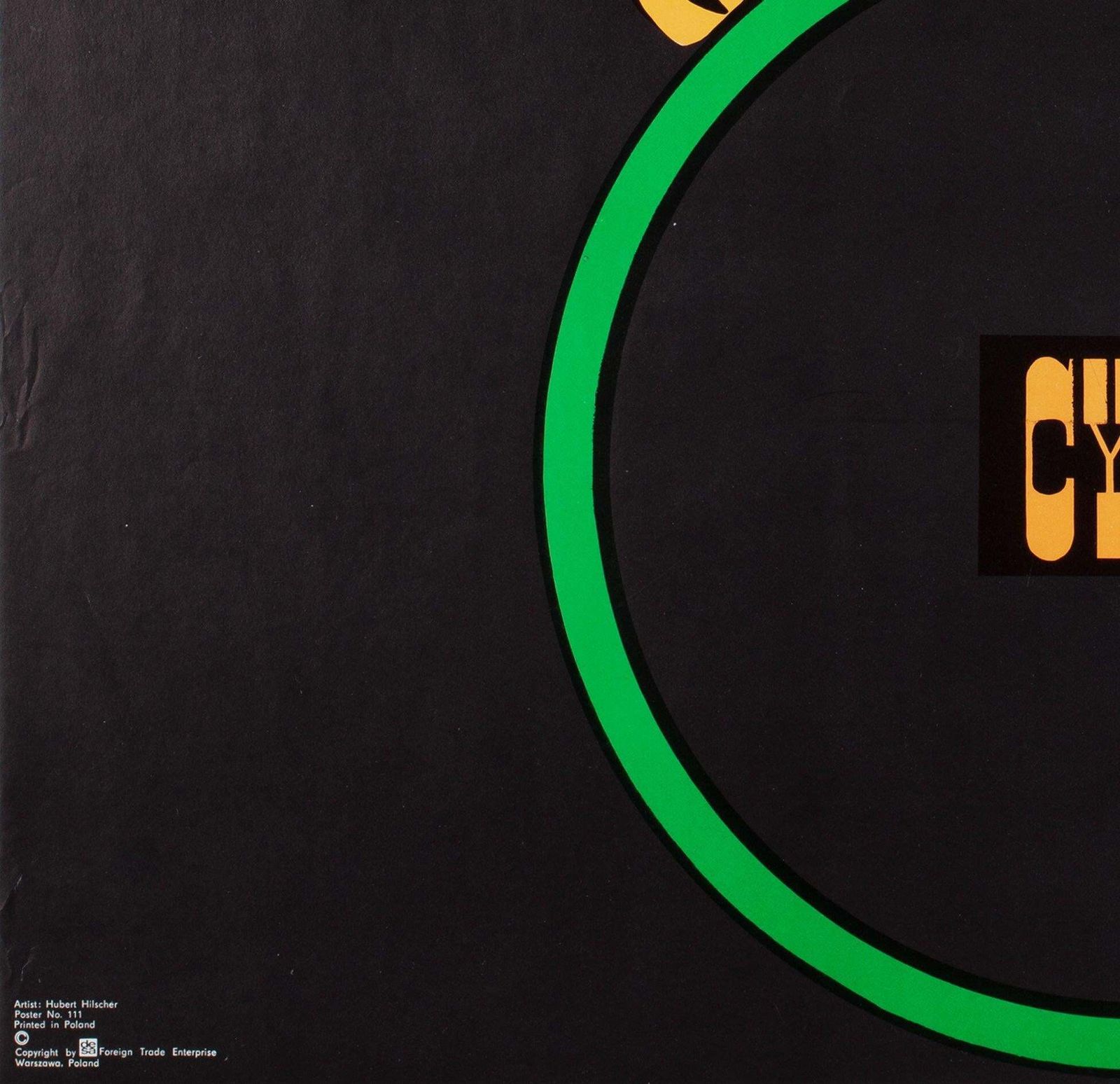 Cyrk Tiger On Hoop R1979 Polish Circus Poster, Hubert Hilscher photo buy