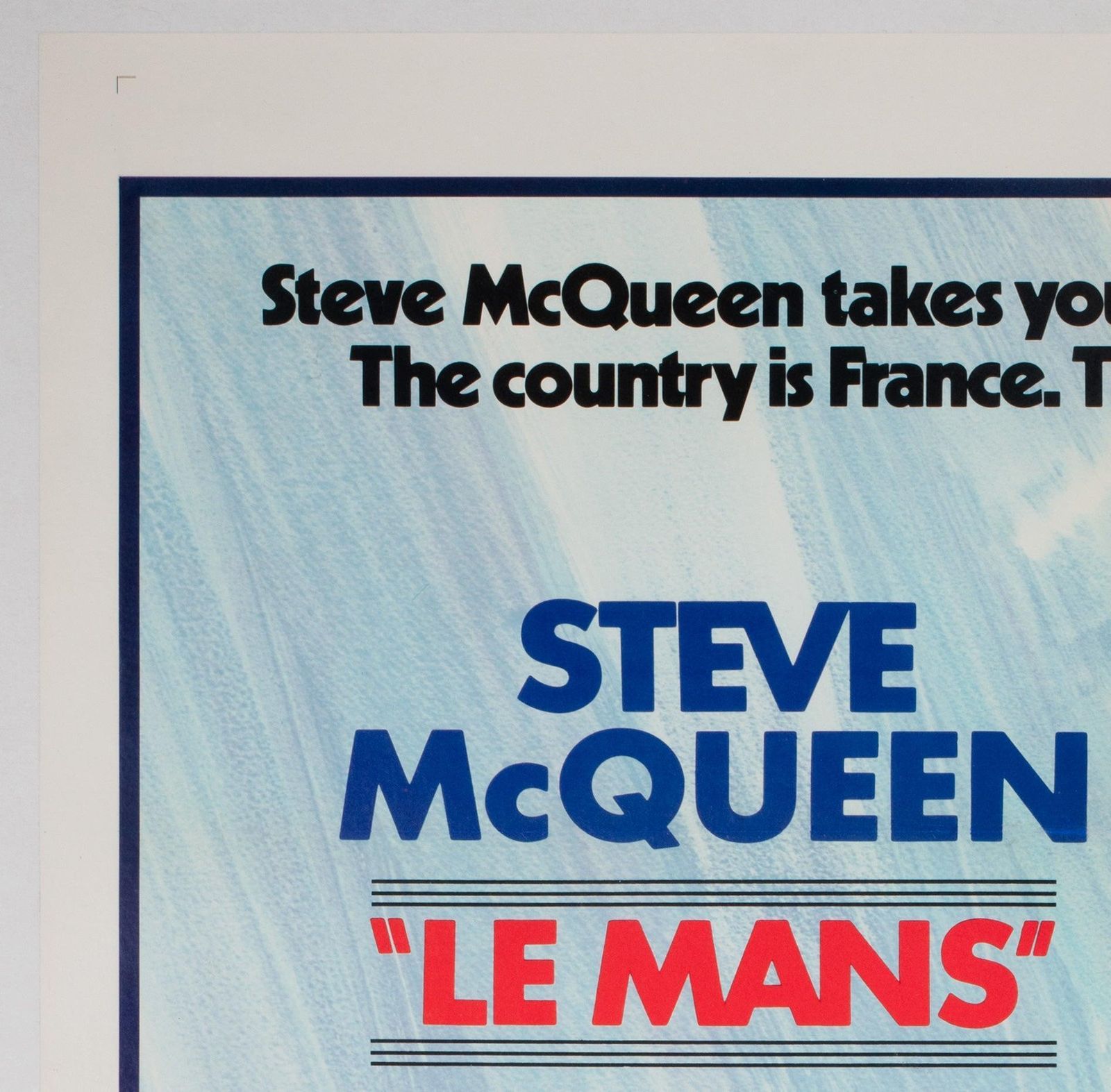 Le Mans 1971 Us 1 Sheet filmaffiche, Tom Jung photo for sale