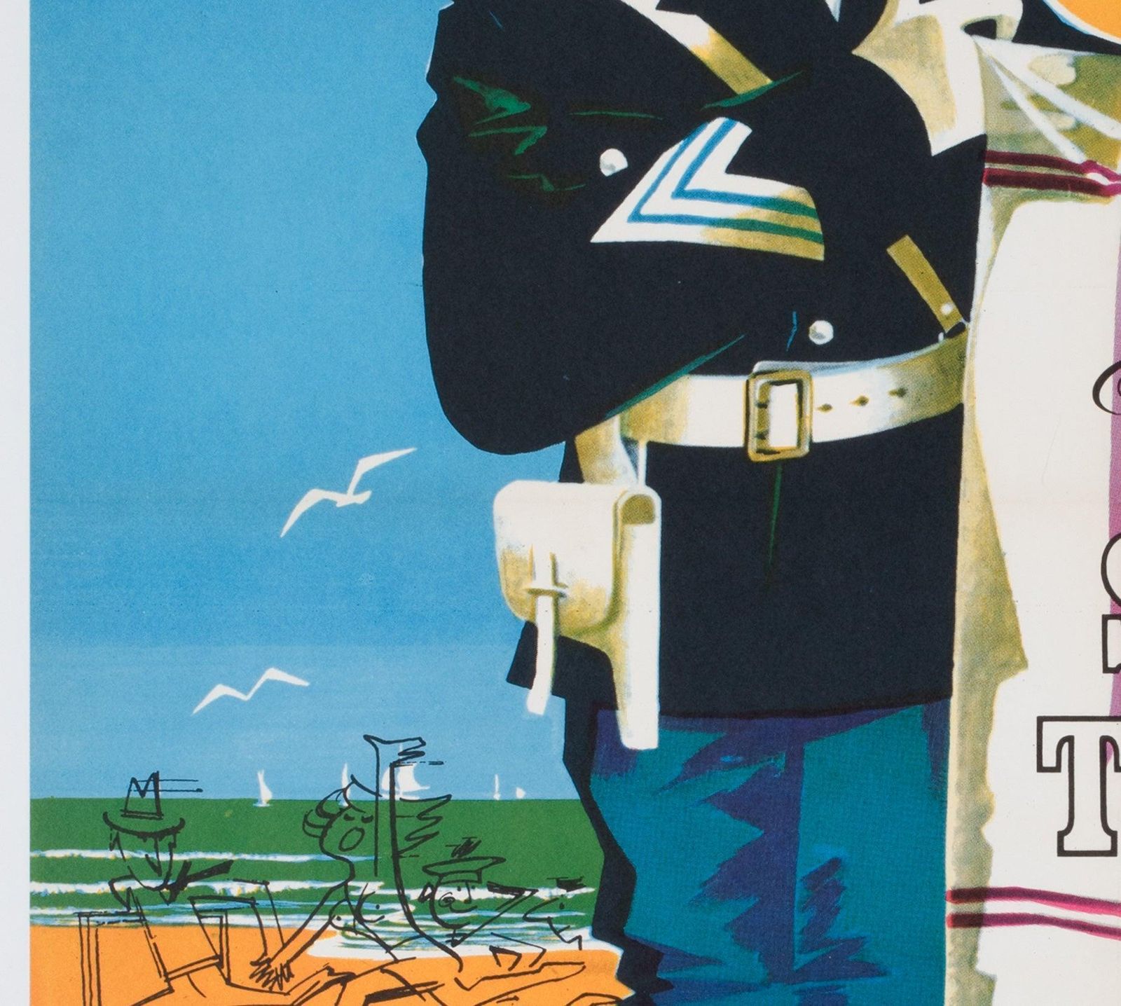 Le Gendarme De Saint Tropez R1966 French Moyenne Film Poster, Clement Hurel photo 1126.0