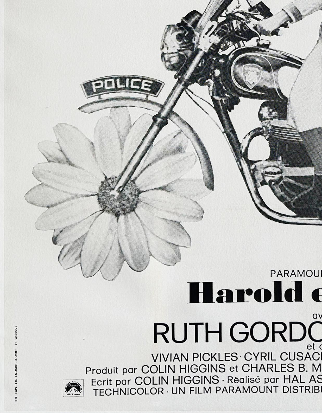 Harold And Maude 1972 French Grande Film Poster photo 2119.0