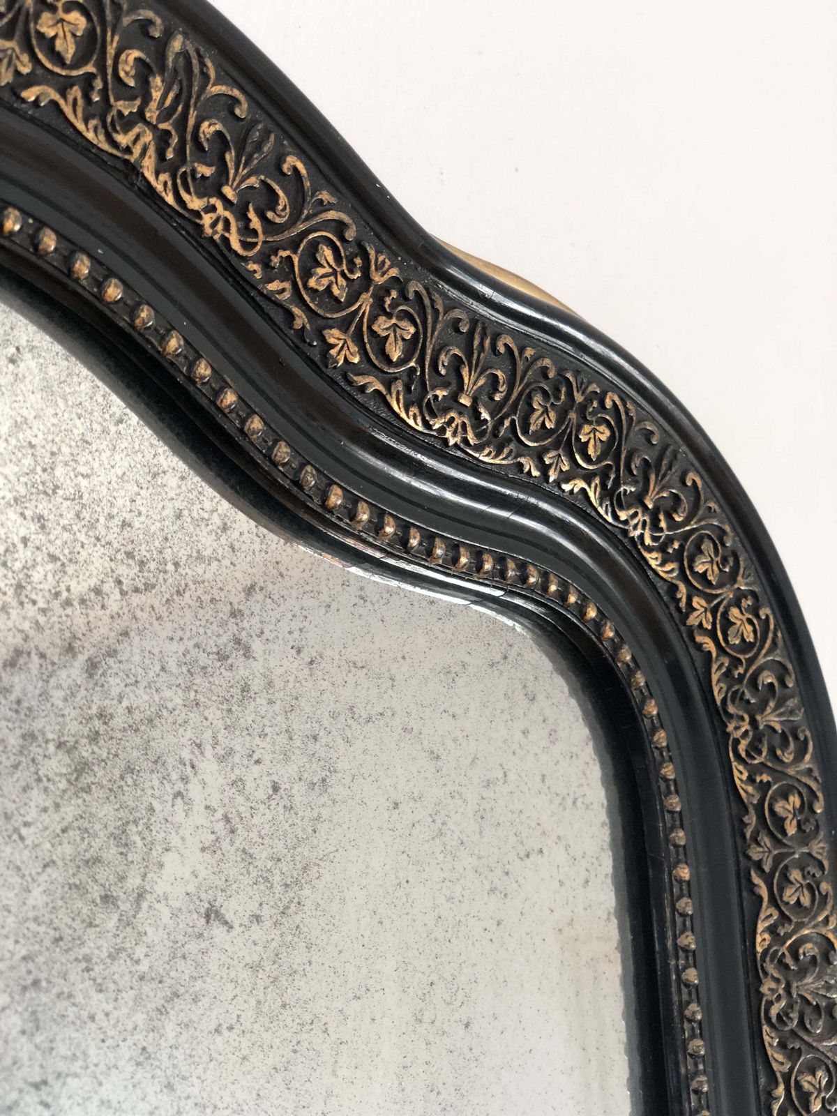 Large Antique French Louis Philippe Full Length Giltwood Mirror, Late 19th Century photo Home Decor