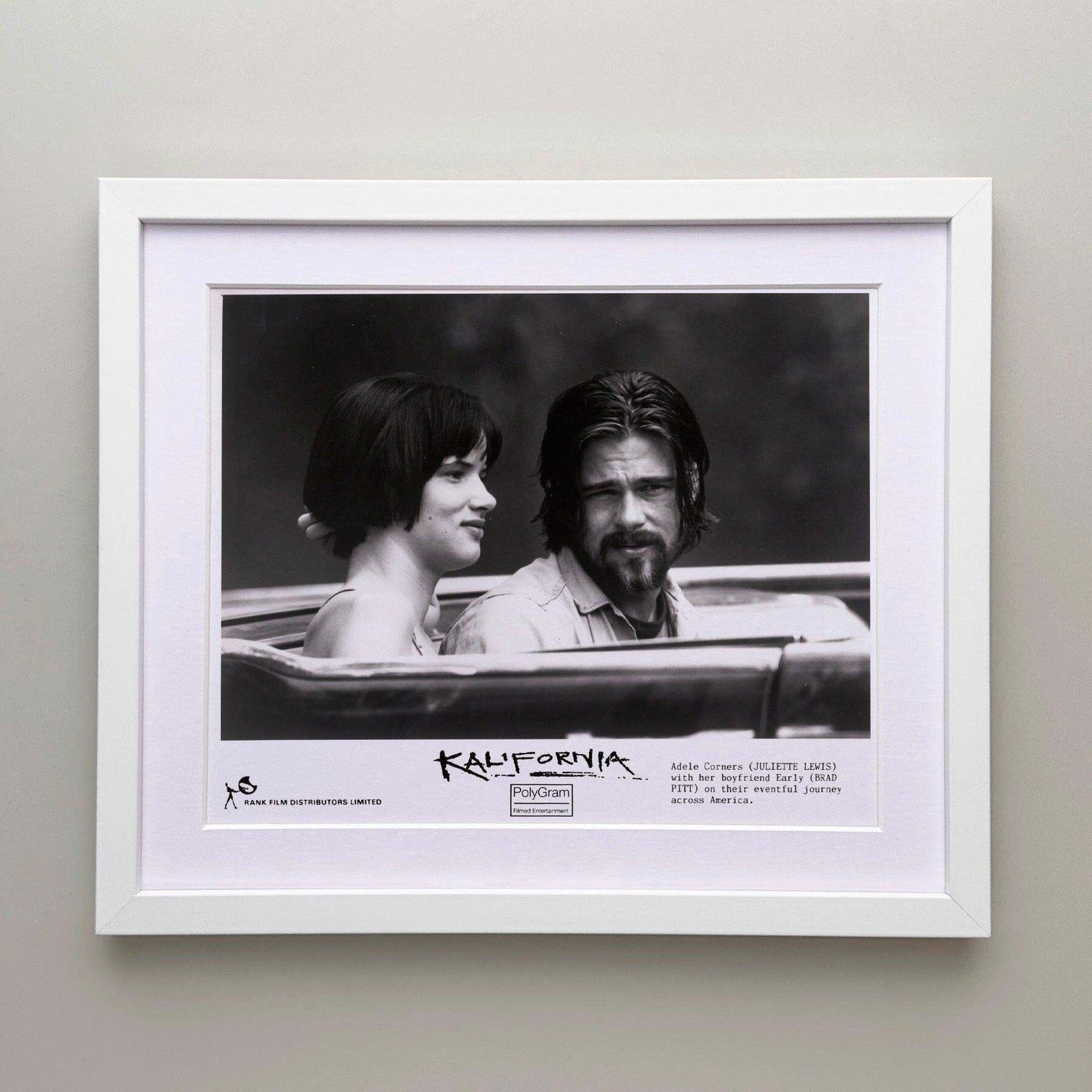 Photo de presse encadrée, film Kalifornia, 1993 photo for sale