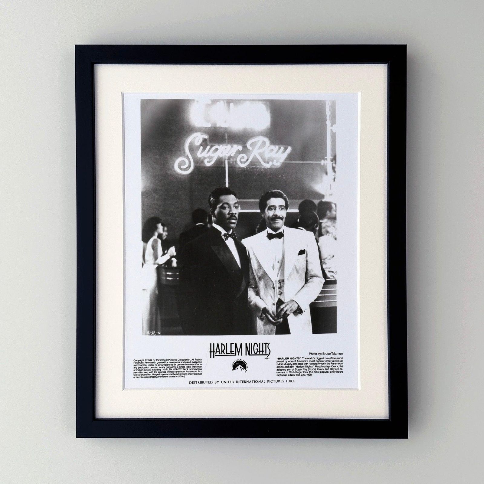 Harlem Nights 1989 Publiciteitsfoto Film Movie Press Still Ingelijst photo furniture