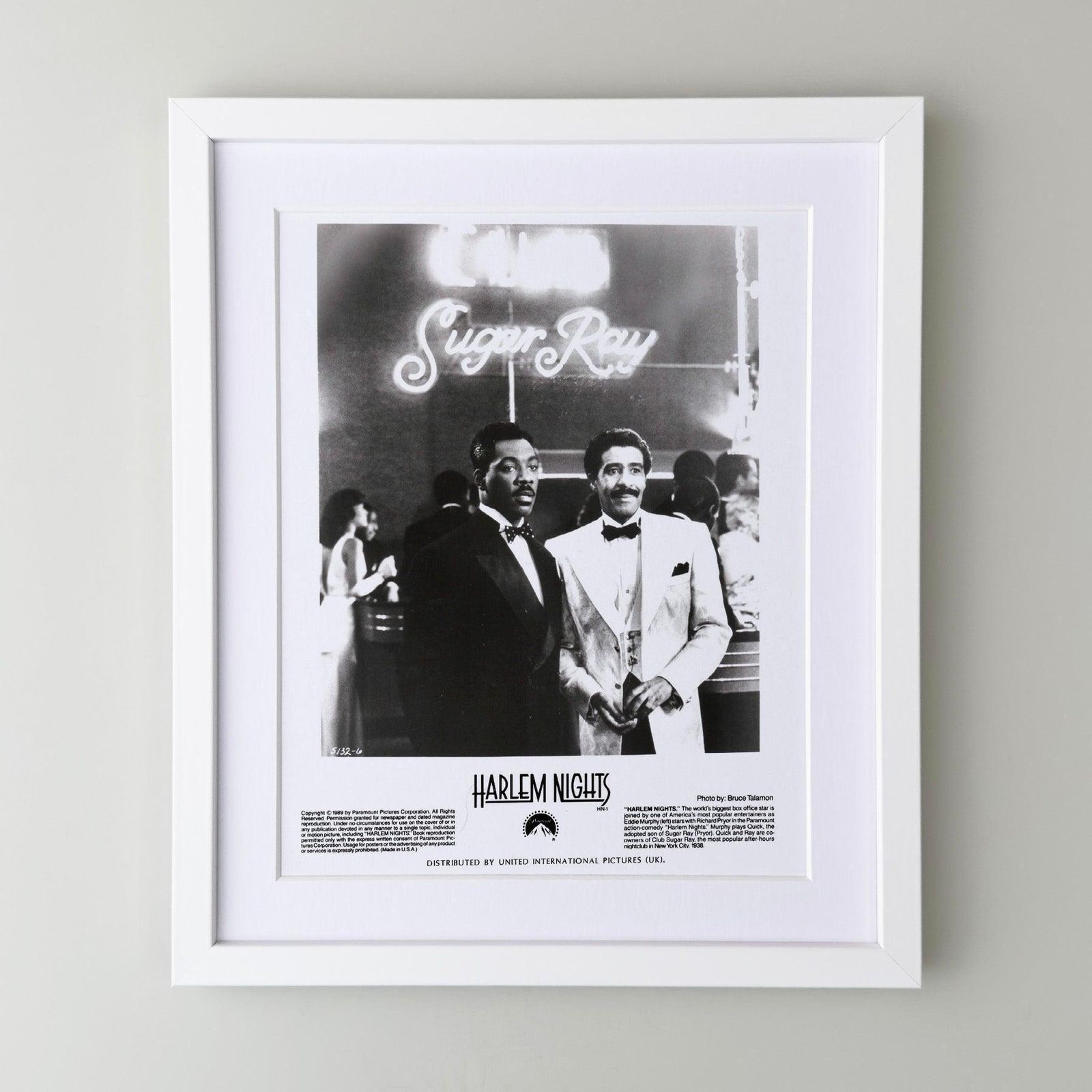 Photo de presse originale encadrée, Harlem Nights, 1989 photo for sale