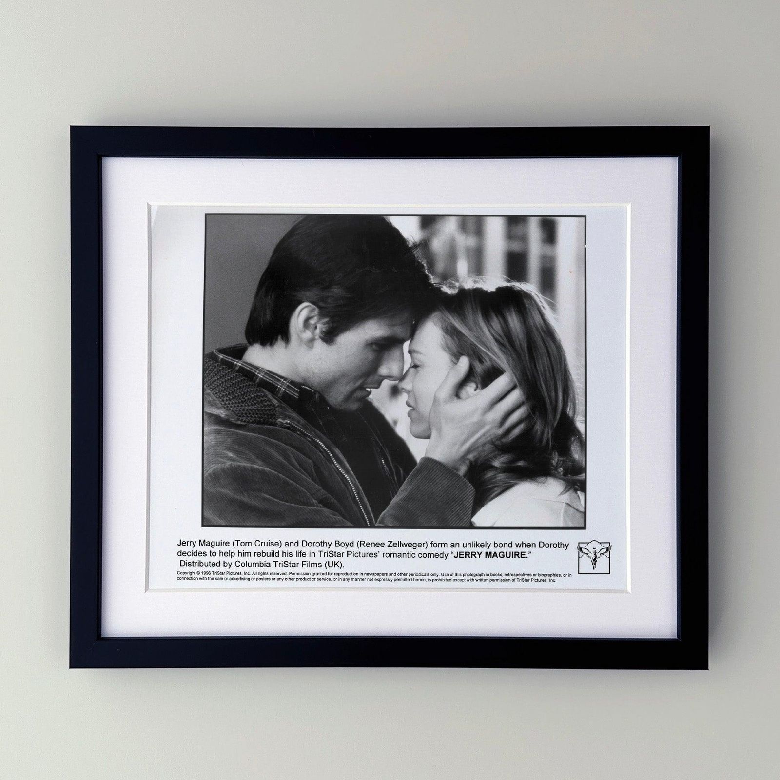Photo de presse originale encadrée du film Jerry Maguire, 1996 photo furniture
