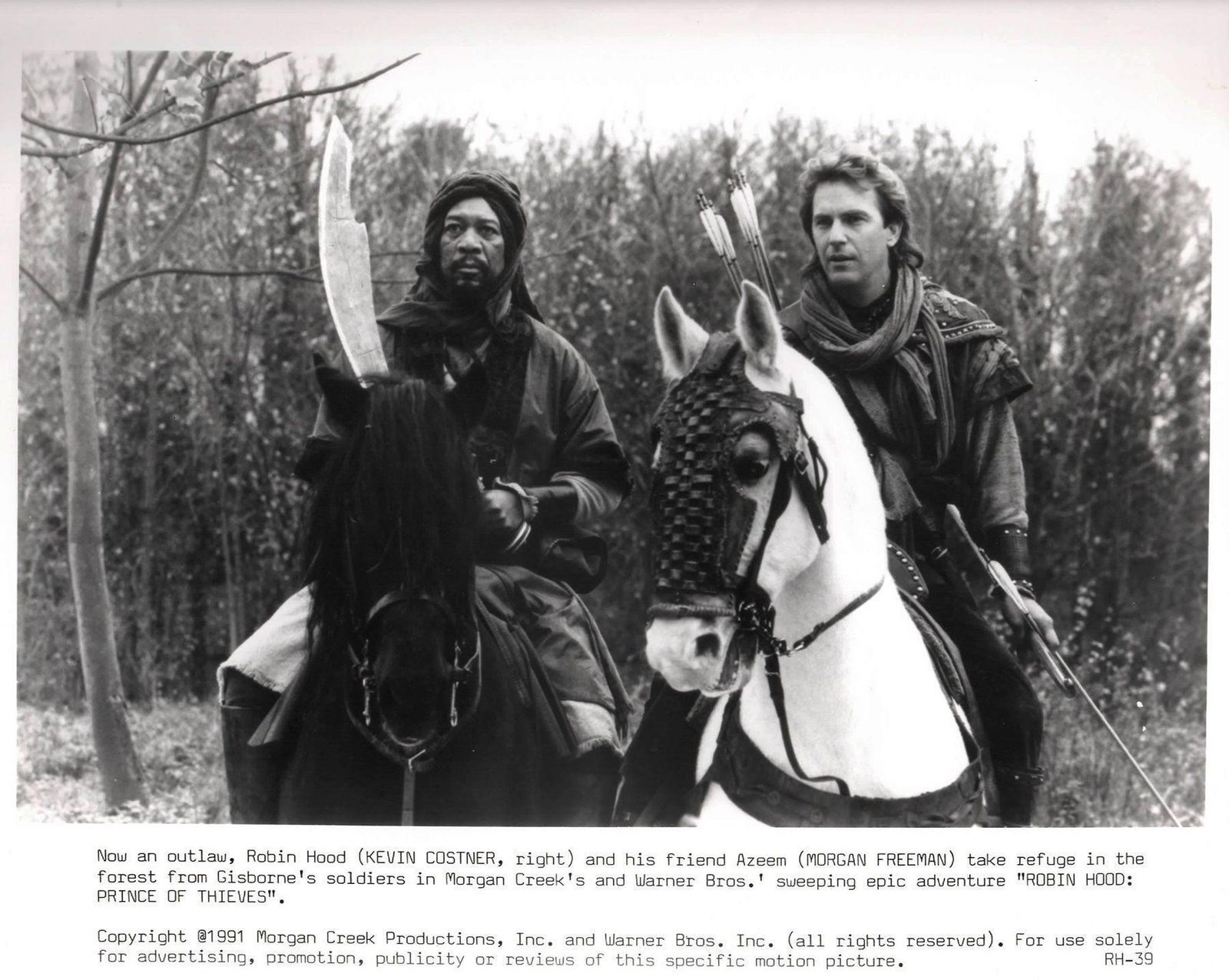 Photo de presse encadrée, Robin Hood Prince of Thieves, 1991 photo vinterior