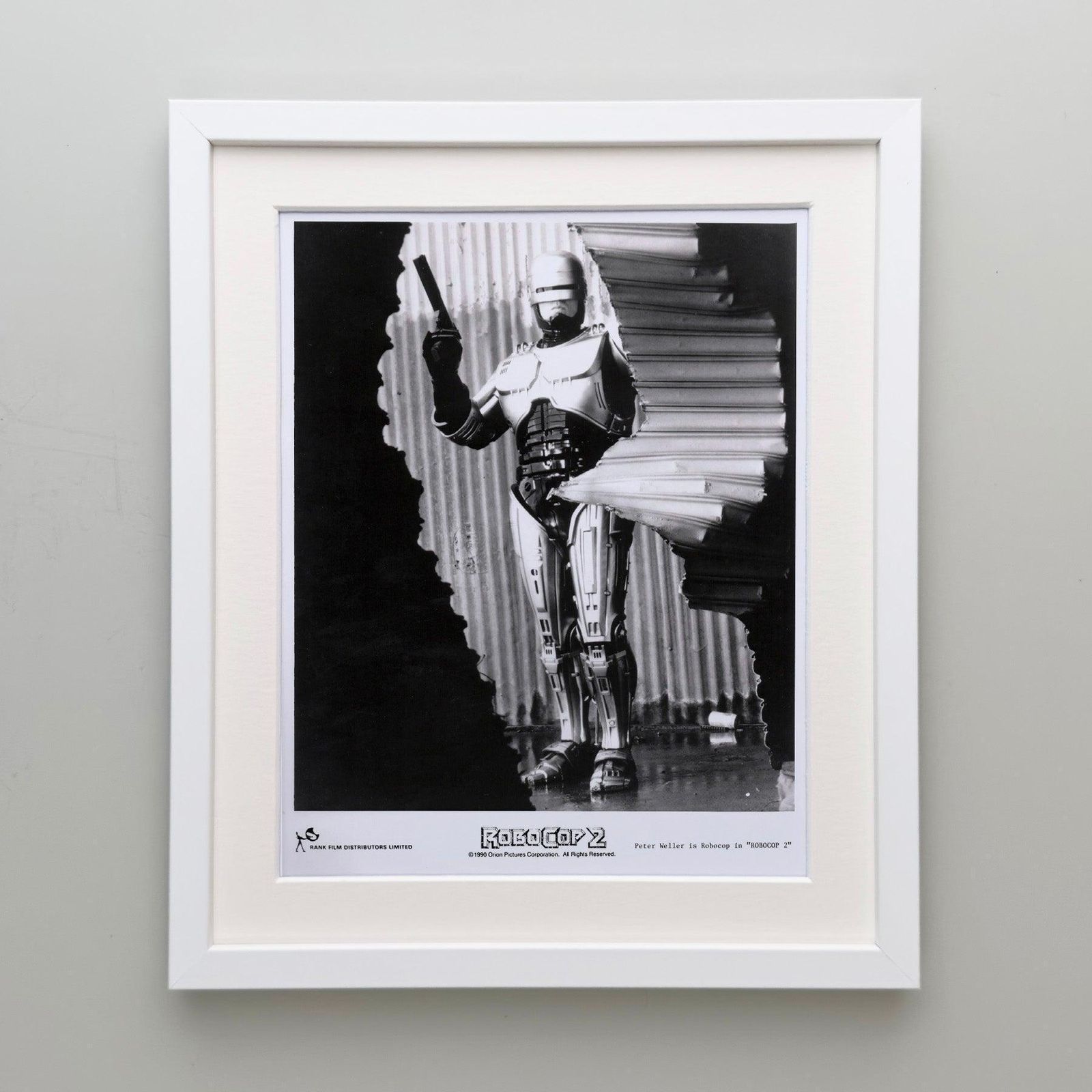 Robocop 2 1990 Publicity Film Movie Press Still Framed photo Art