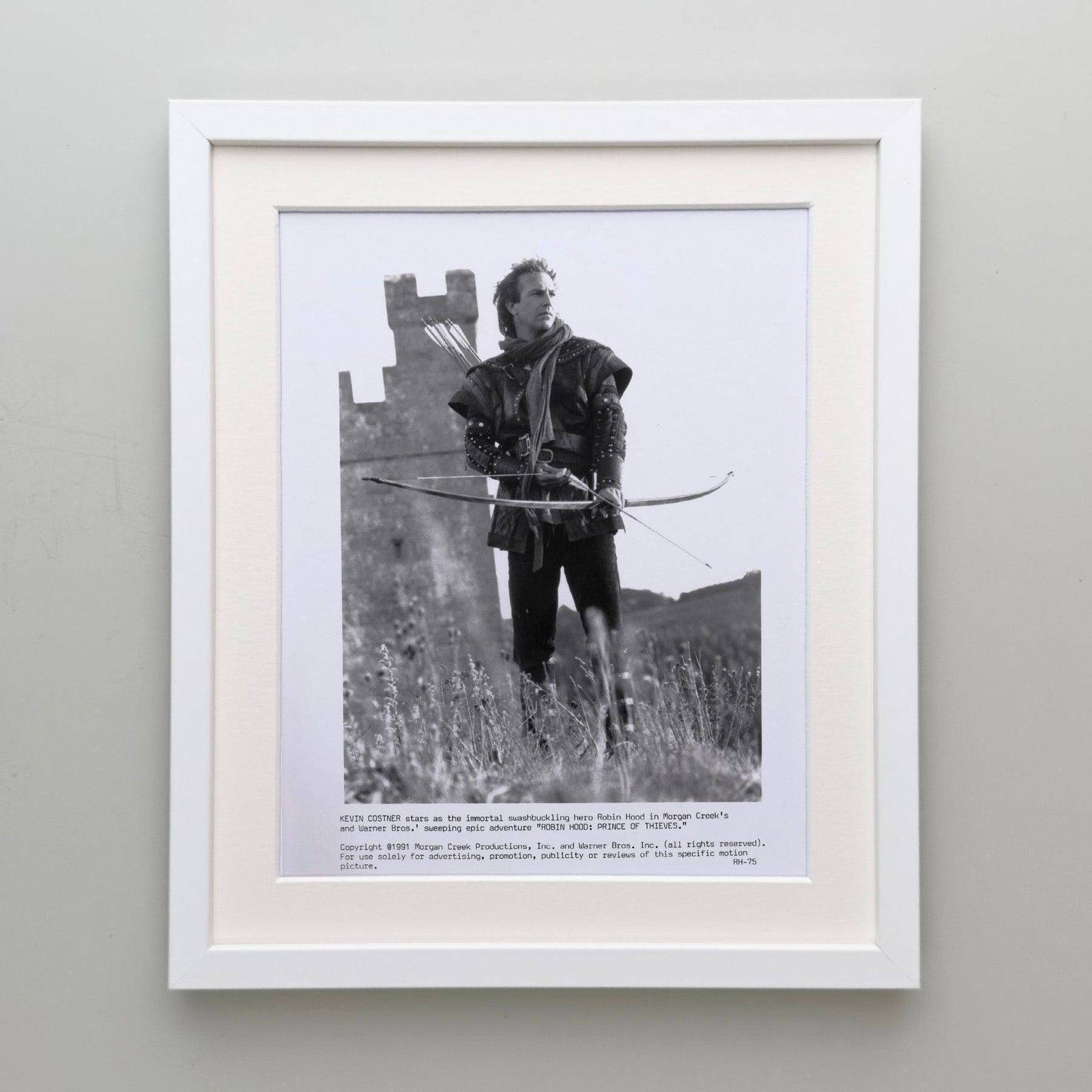 Robin Hood Prince Of Thieves 1991 Publicity Film Movie Press Still Framed photo Art