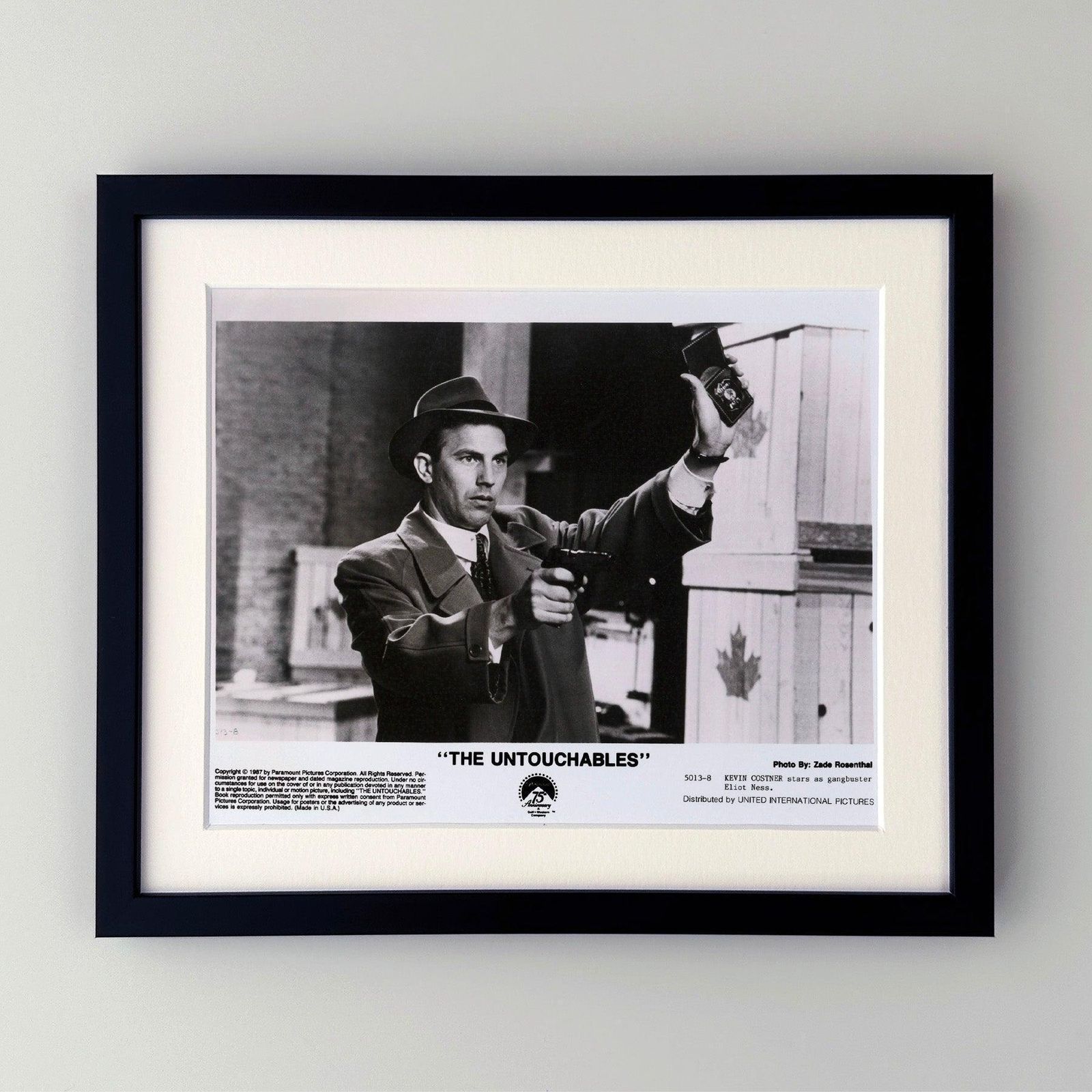 Photo de presse encadrée, The Untouchables, 1987 photo furniture