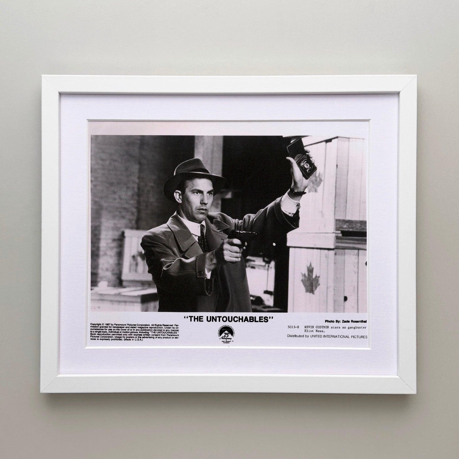 The Untouchables 1987 Publicity Film Movie Press Still Framed photo for sale