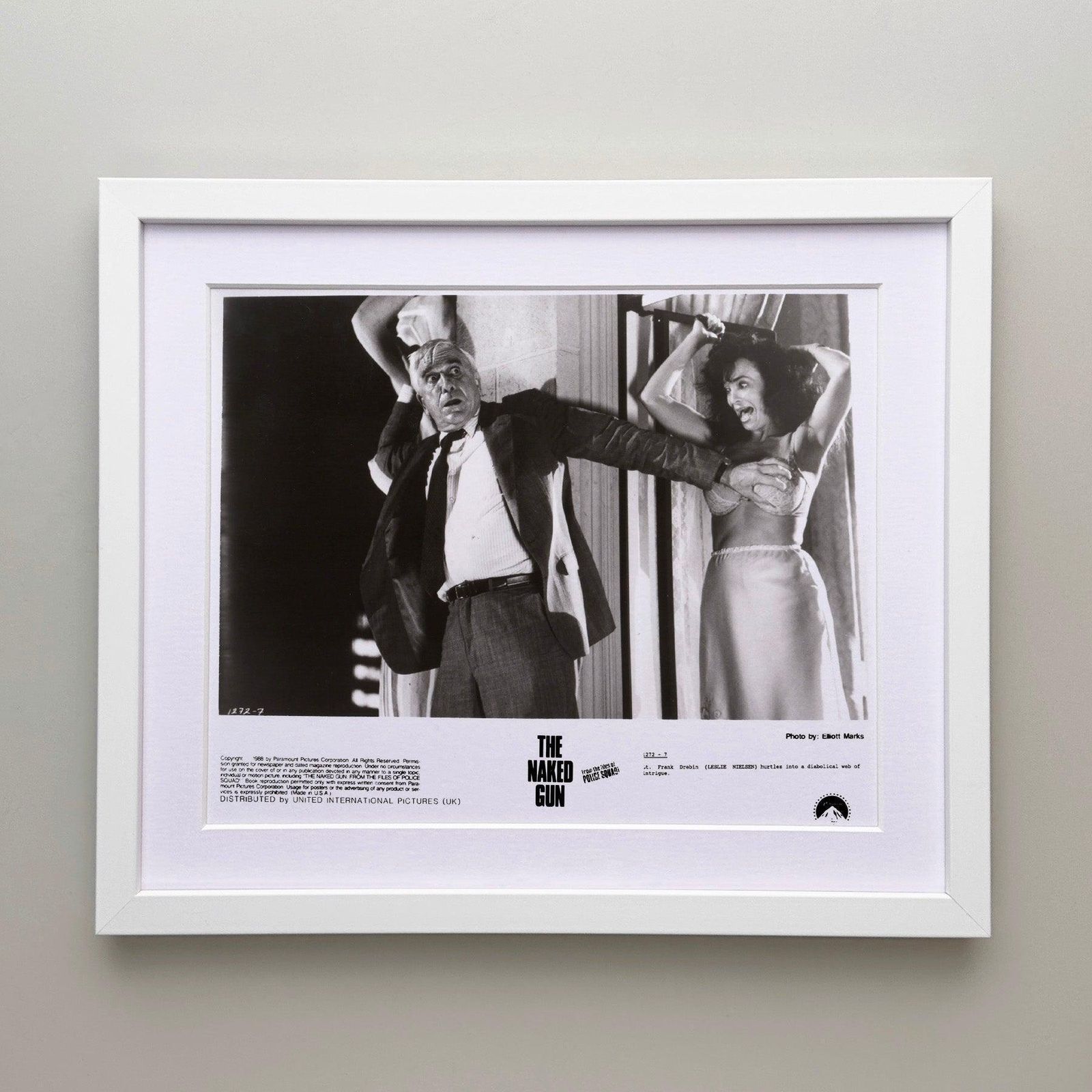 The Naked Gun 1988 Publicity Film Movie Press Still Framed photo for sale