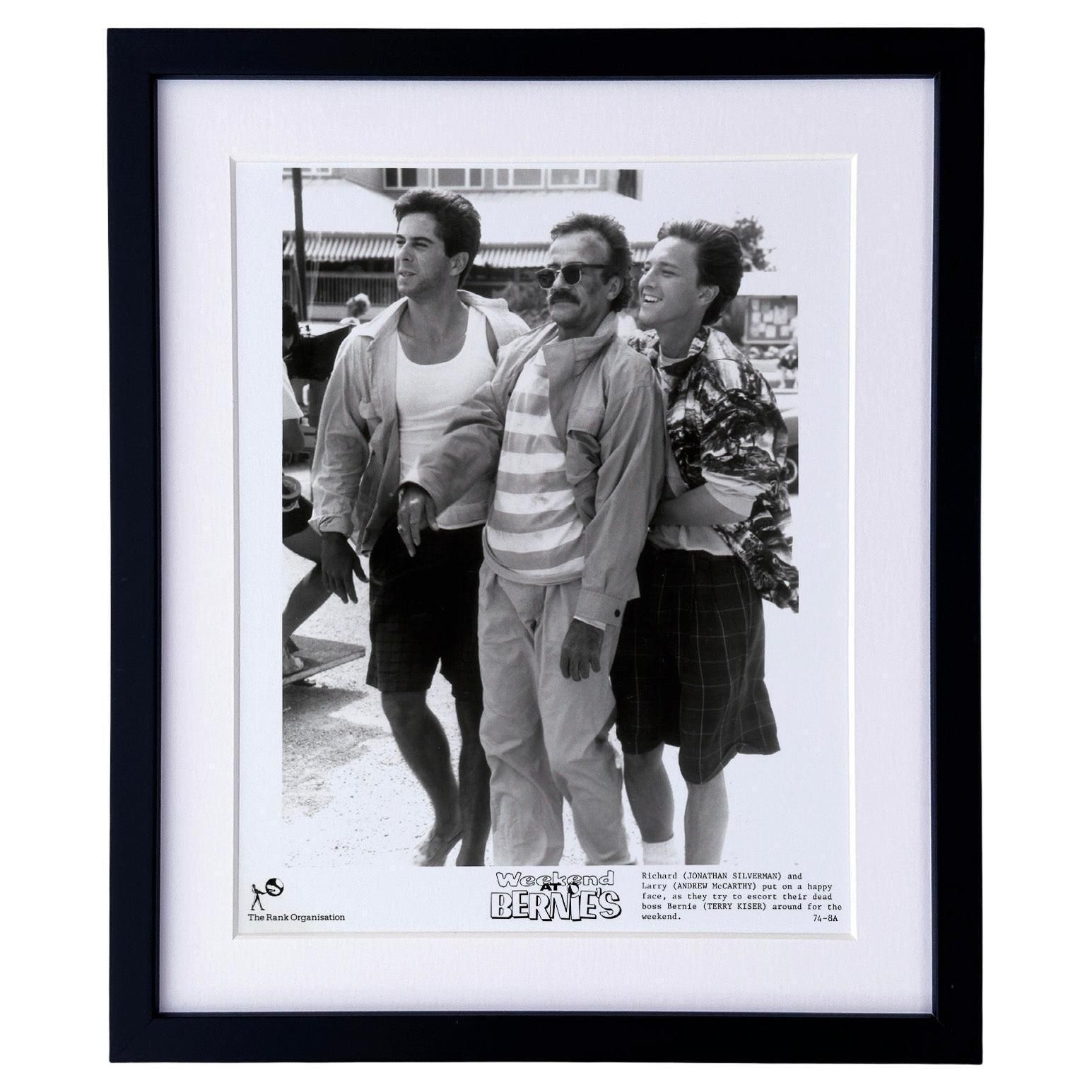 Photo de presse originale encadrée, Weekend at Bernie's, 1989