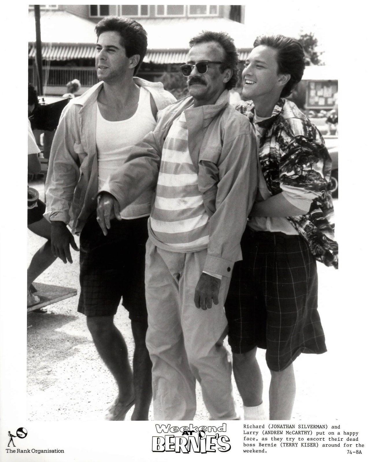 Weekend At Bernies 1989 Publicity Film Movie Press Still Framed photo vinterior