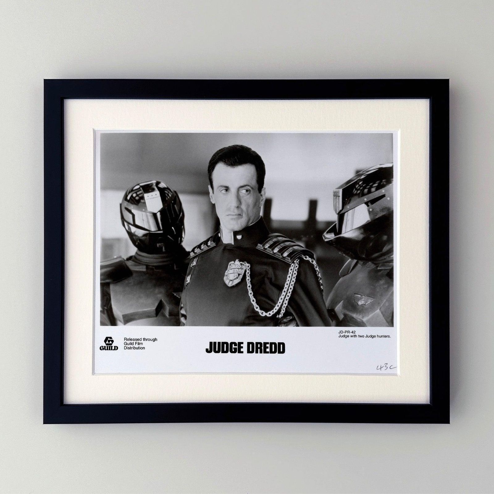 Judge Dredd 1995 Publicity Film Movie Press Still Framed photo furniture