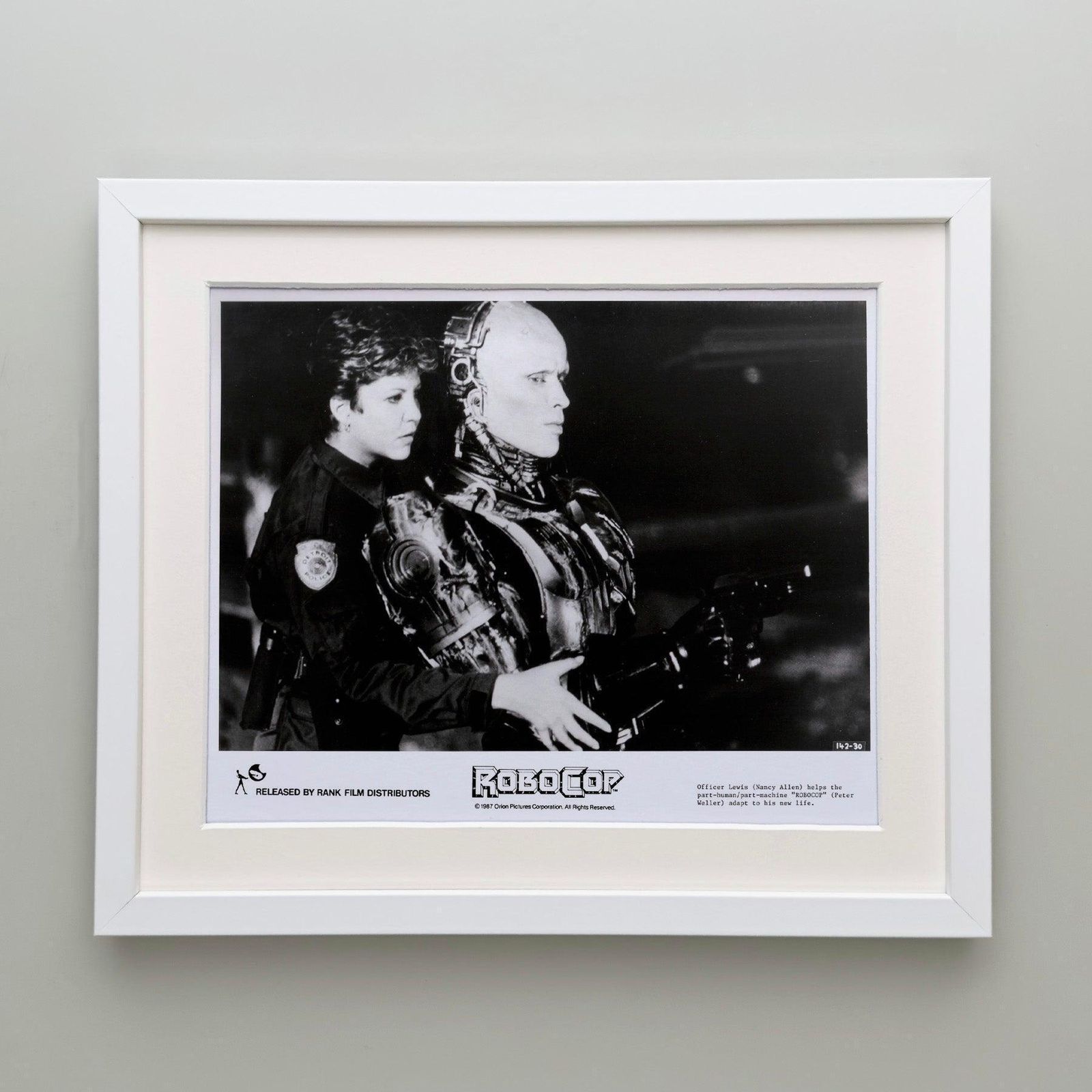 Photo de presse du film Robocop (1987), encadrée photo Art