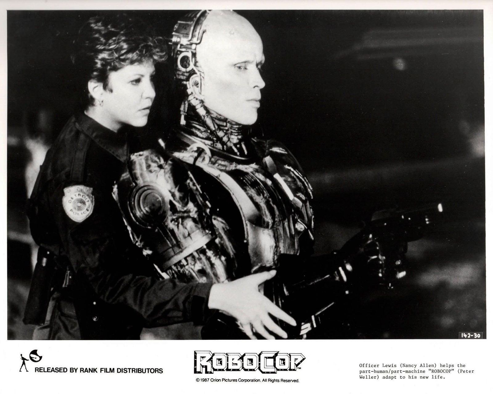 Robocop 1987 Publicity Film Movie Press Still Framed photo vinterior