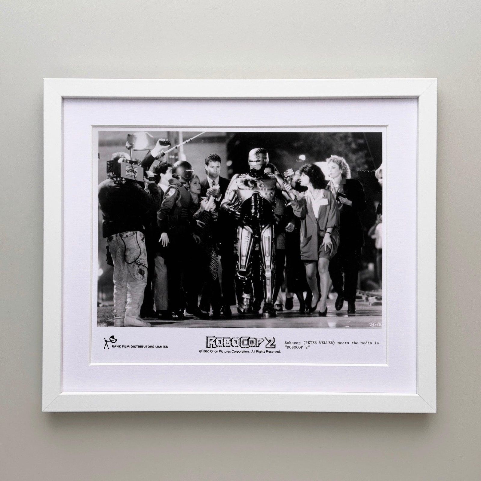 Photo de presse originale Robocop 2, 1990, encadrée photo for sale