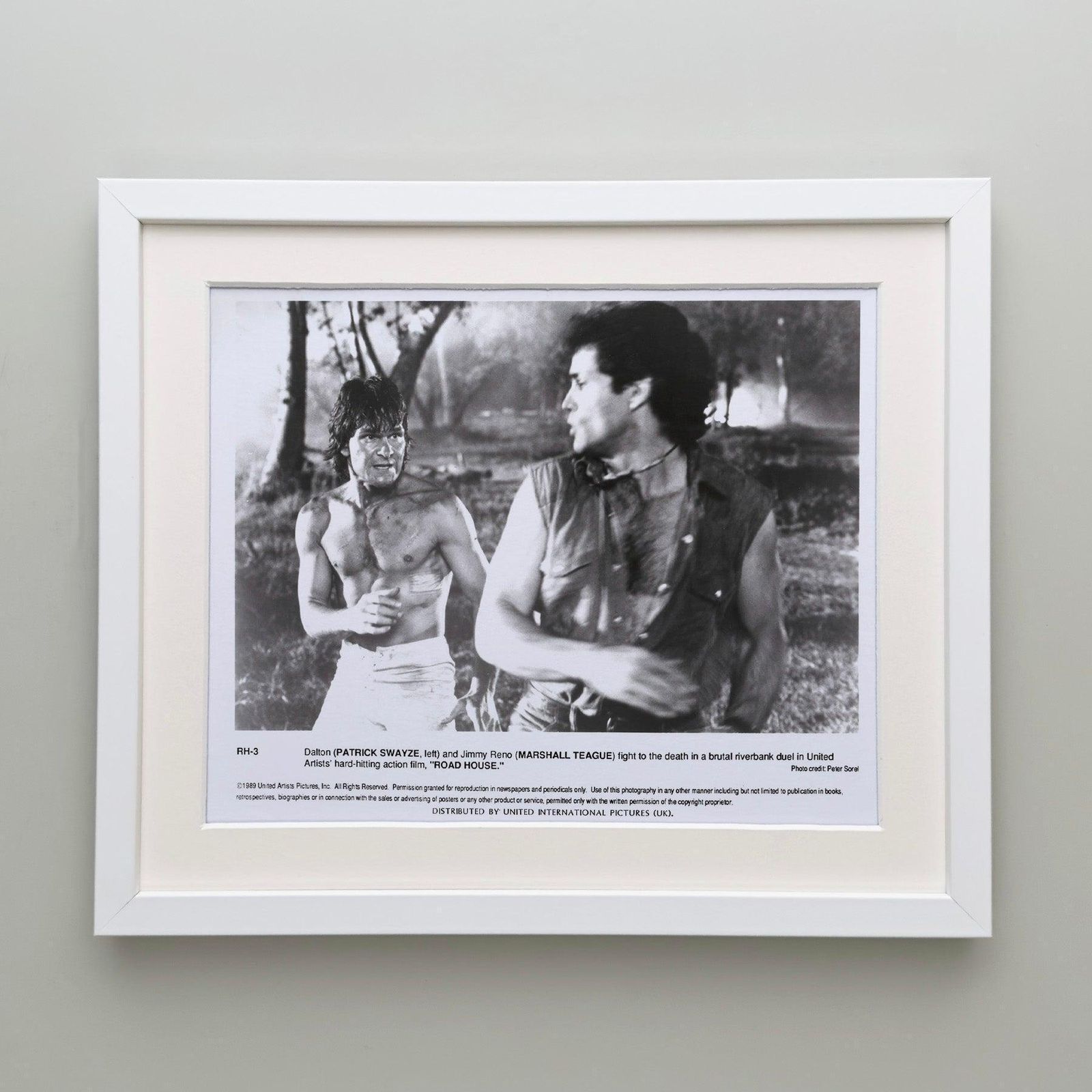 Road House 1989 Publicity Film Movie Press Still Framed photo Art