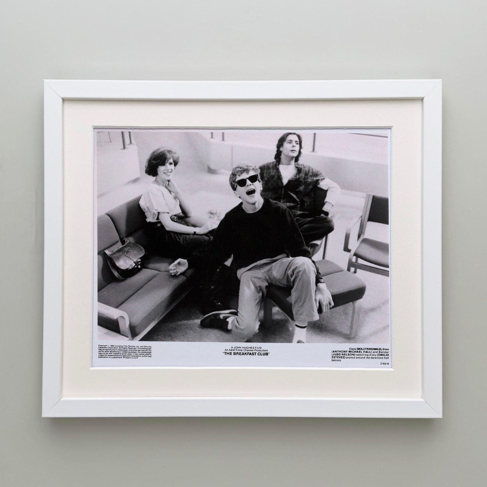 Photo de presse originale encadrée, The Breakfast Club, 1985 photo Art
