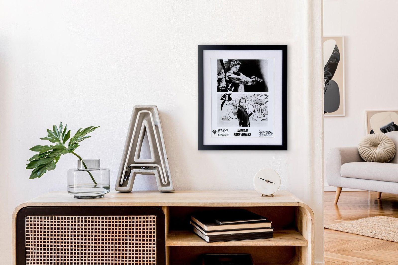 Photographie de presse du film Natural Born Killers, 1994, encadrée photo 162.0
