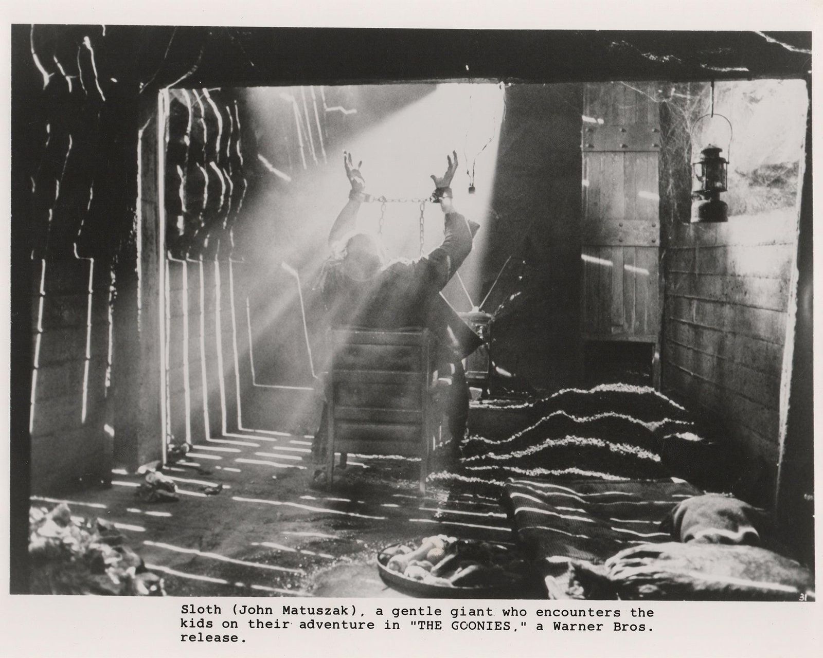 Photo de presse originale encadrée, The Goonies, 1985 photo vinterior