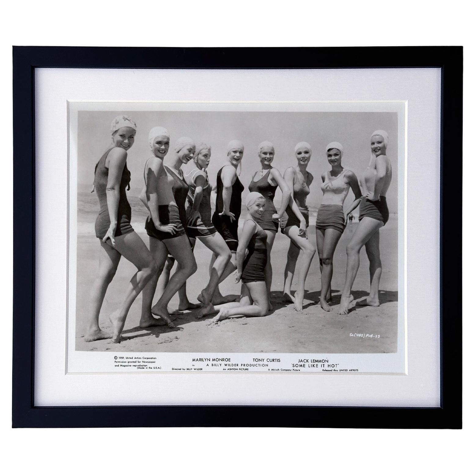 Some Like It Hot 1959 Publicity Film Movie Press Still Framed