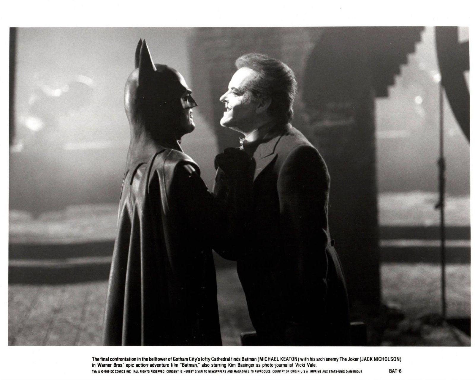 Photo de presse du film Batman (1989), encadrée photo Art