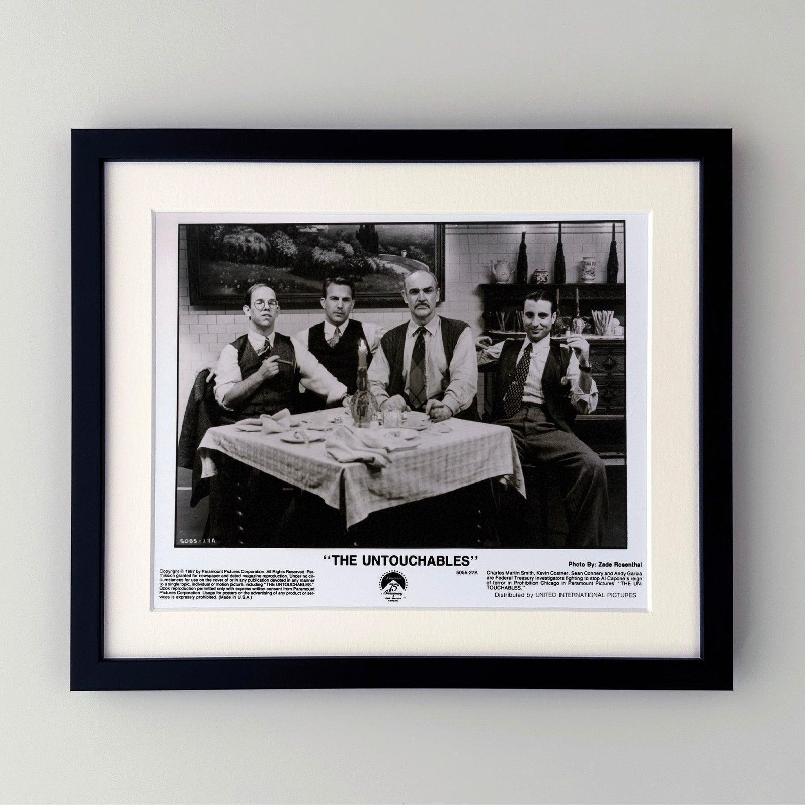 The Untouchables 1987 Publiciteitsfoto Film Movie Press Still Ingelijst photo furniture
