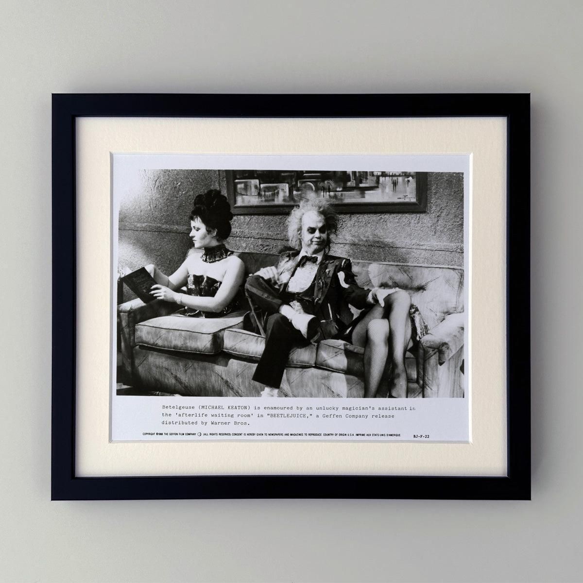 Beetlejuice 1988 Press Publicity  Film Movie Still Photo Framed photo furniture