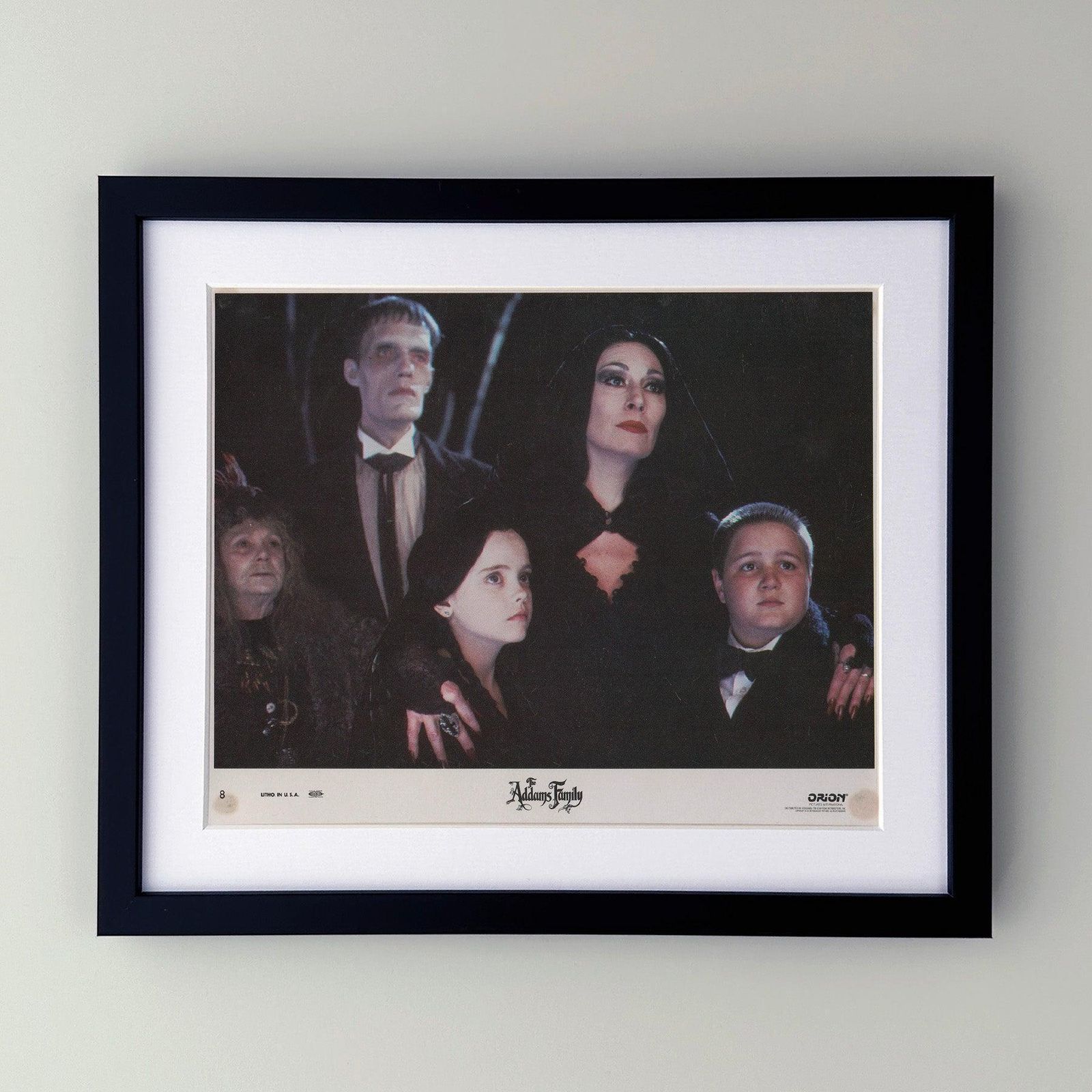 The Addams Family 1991 Publicity Film Movie Press Still Framed photo furniture