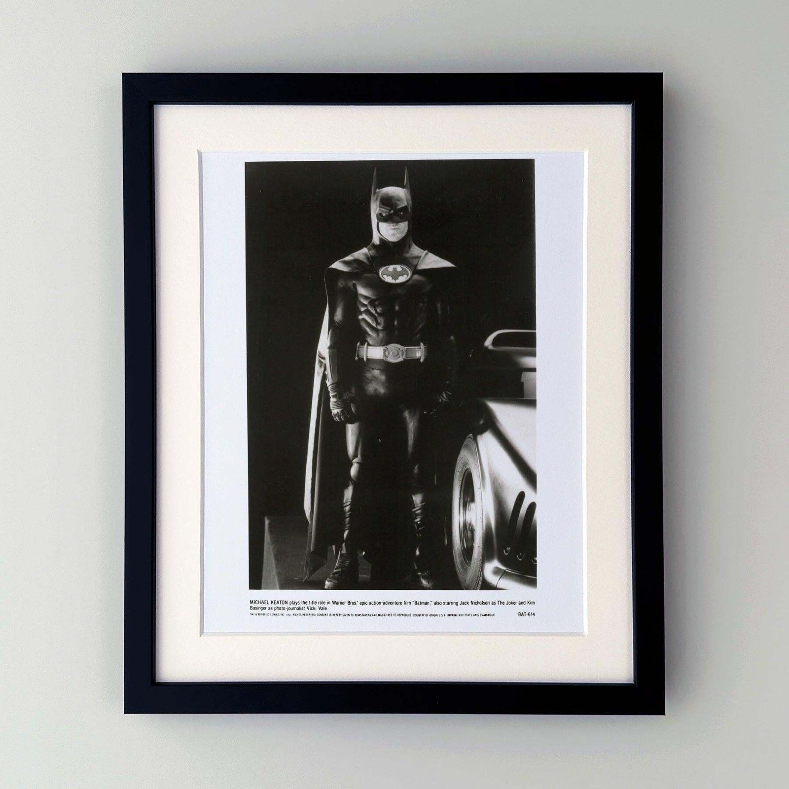 Photo de presse du film Batman (1989), encadrée photo furniture