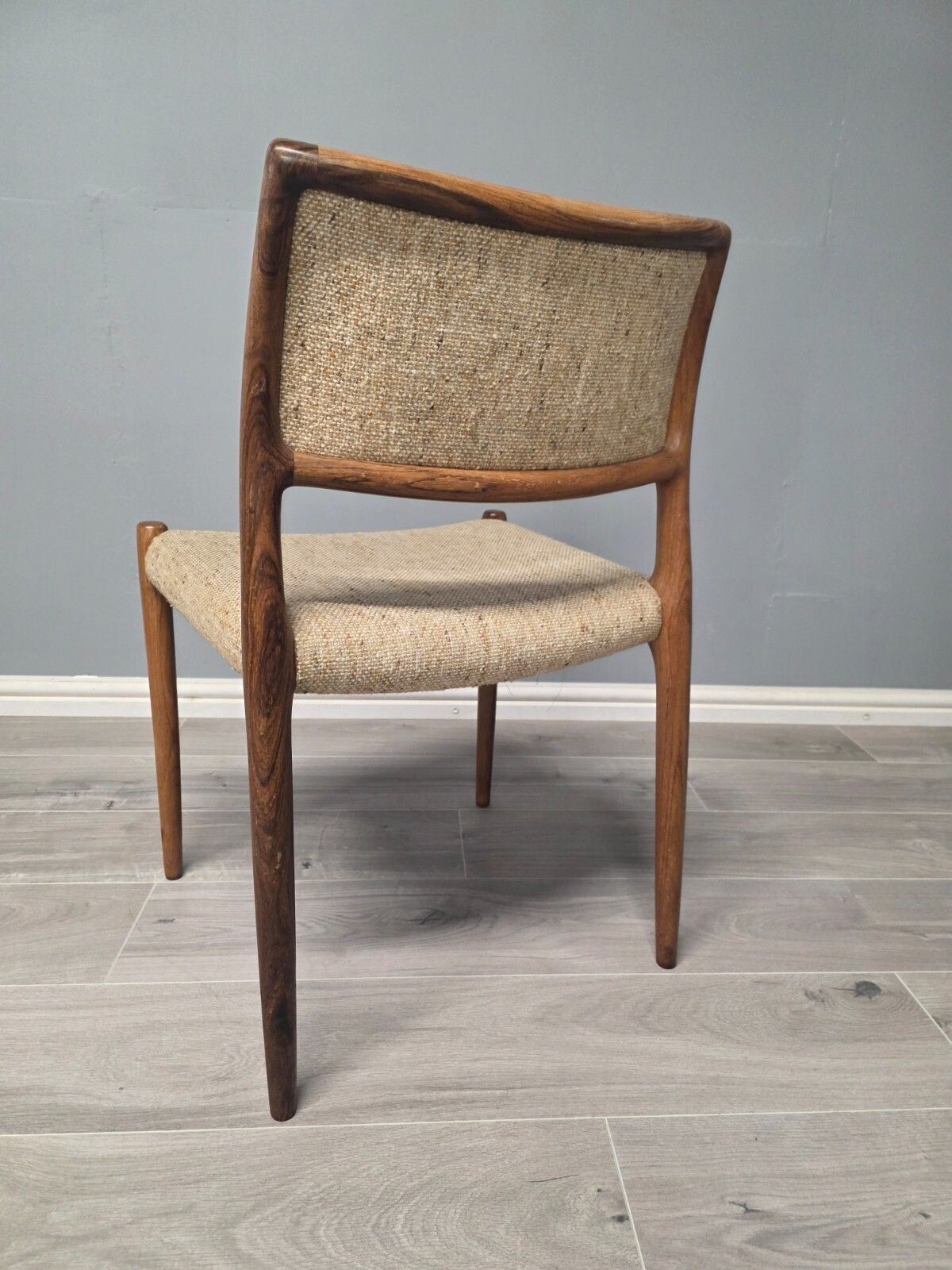 Furniture Set Of 8 Danish Rosewood Mid Century Dining Chairs By Niels Otto Moller photo