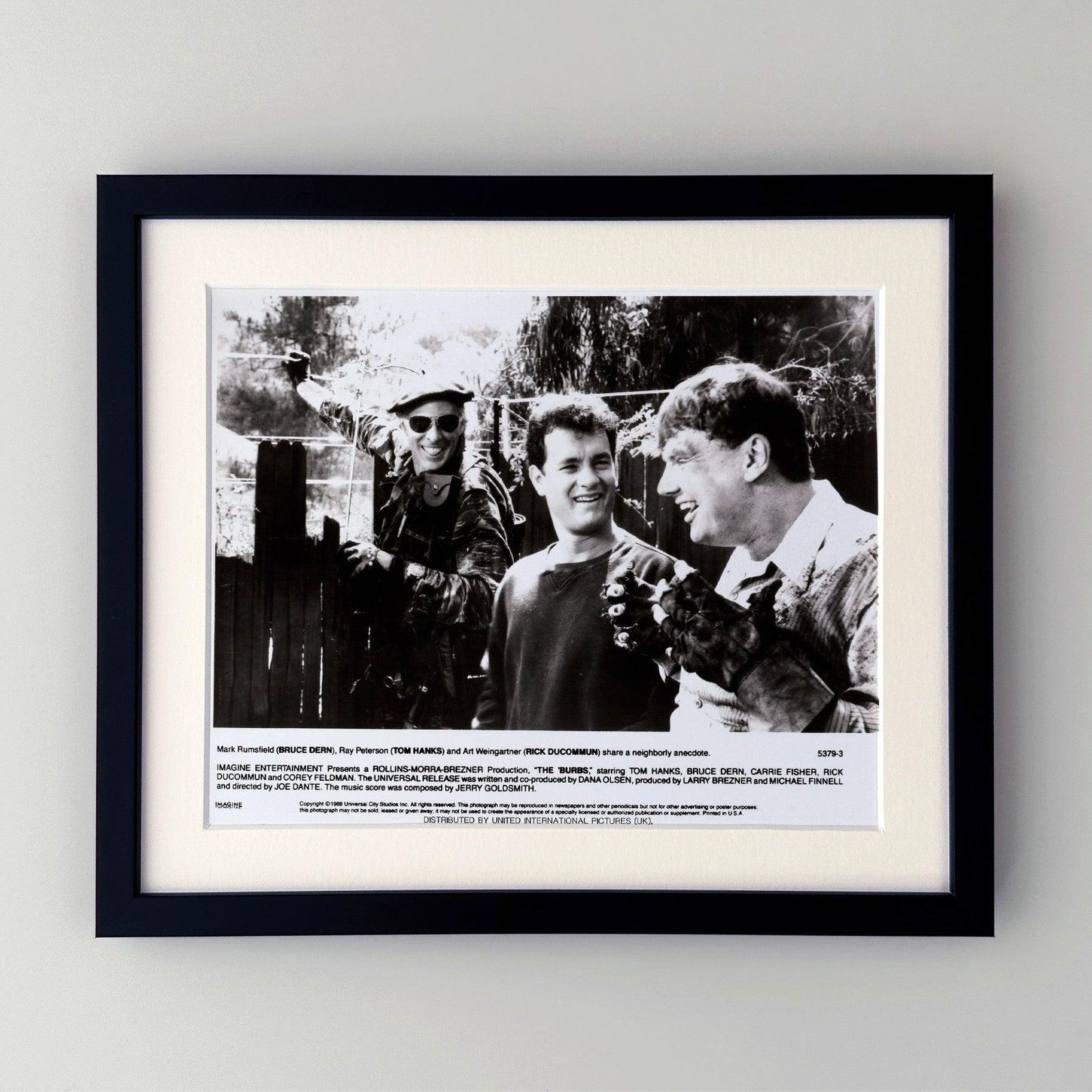 The Burbs 1989 Publicity Film Movie Press Still Framed photo furniture