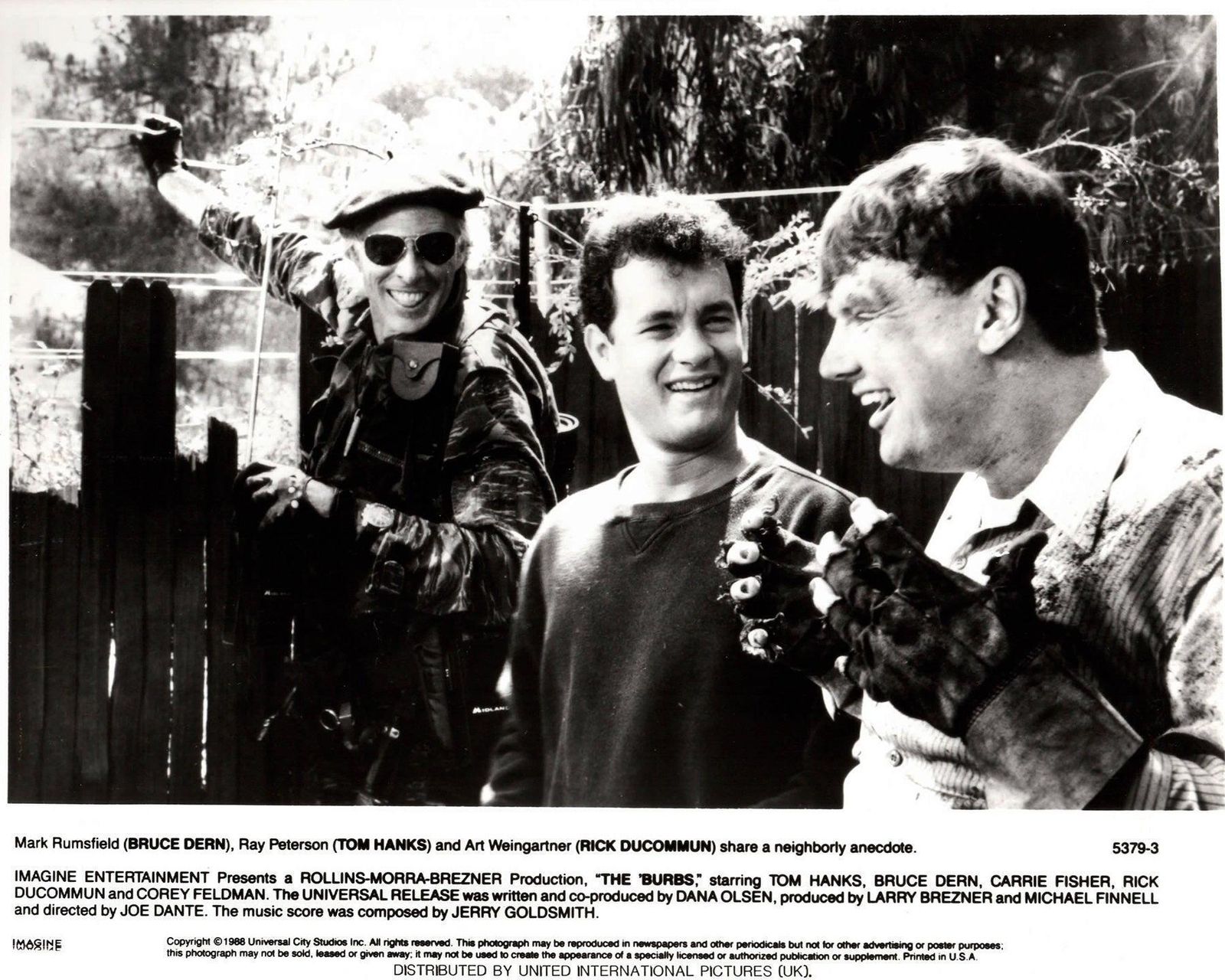 The Burbs 1989 Publicity Film Movie Press Still Framed photo vinterior