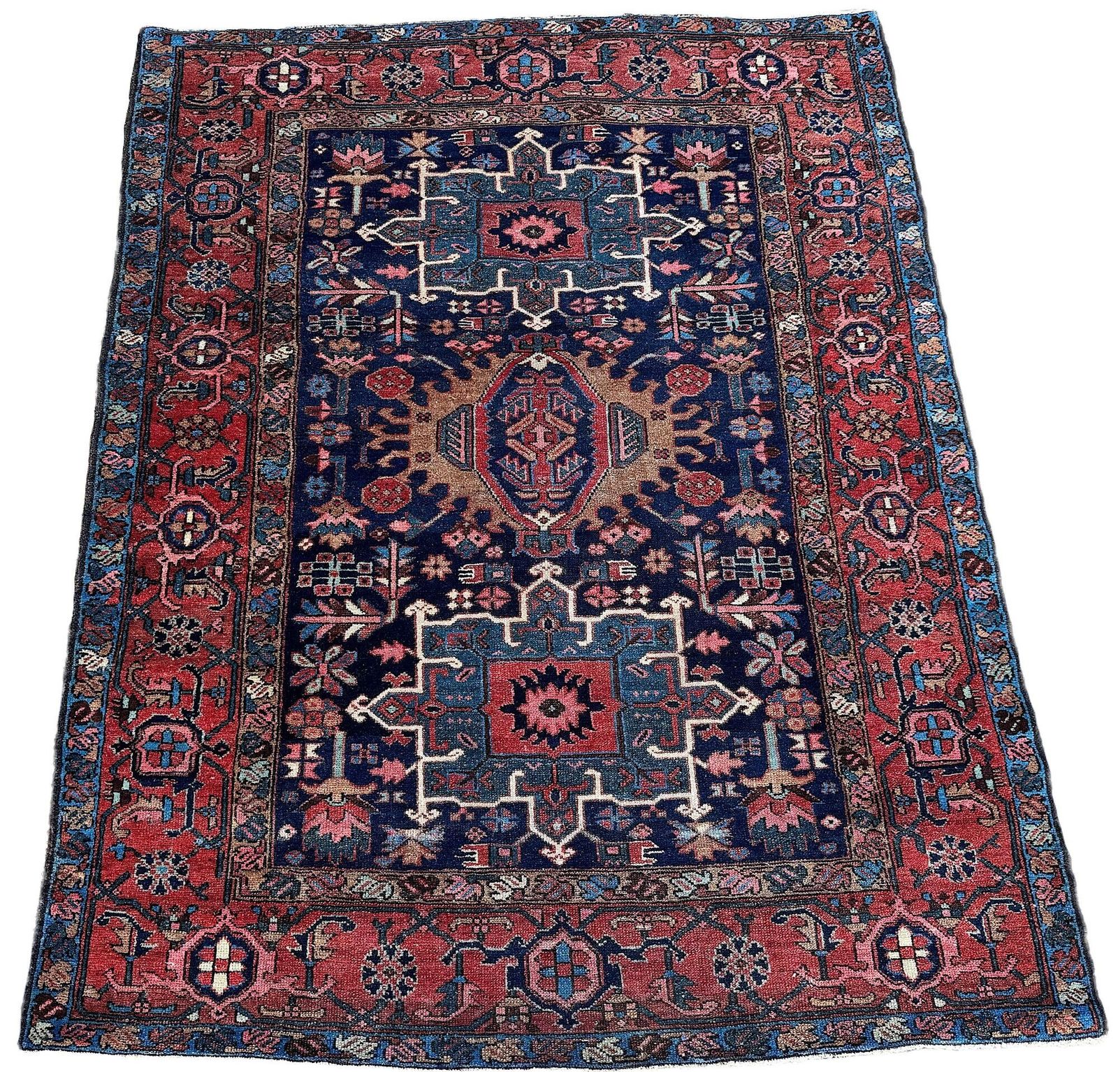 Antique Karaja Rug 1.82m X 1.42m photo furniture