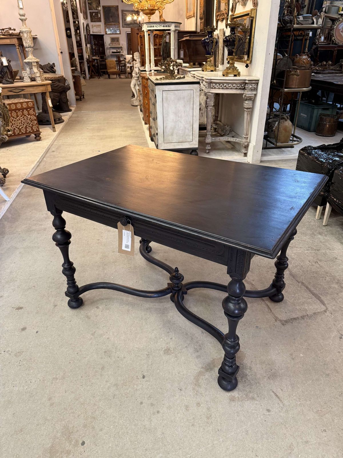 Mid 19th Century Painted Centre Table  Writing Table