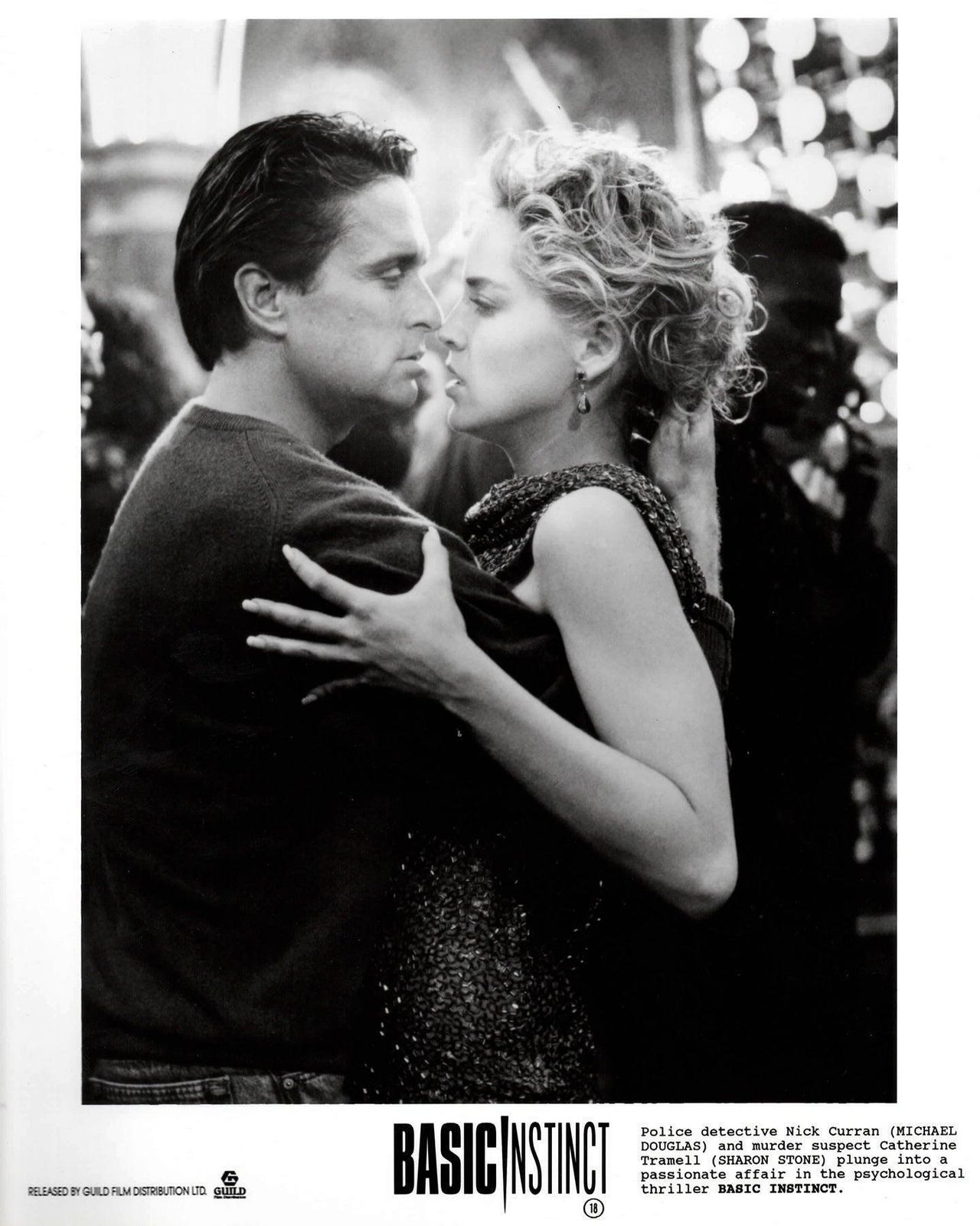 Photo de presse du film Basic Instinct (1992), encadrée photo vinterior