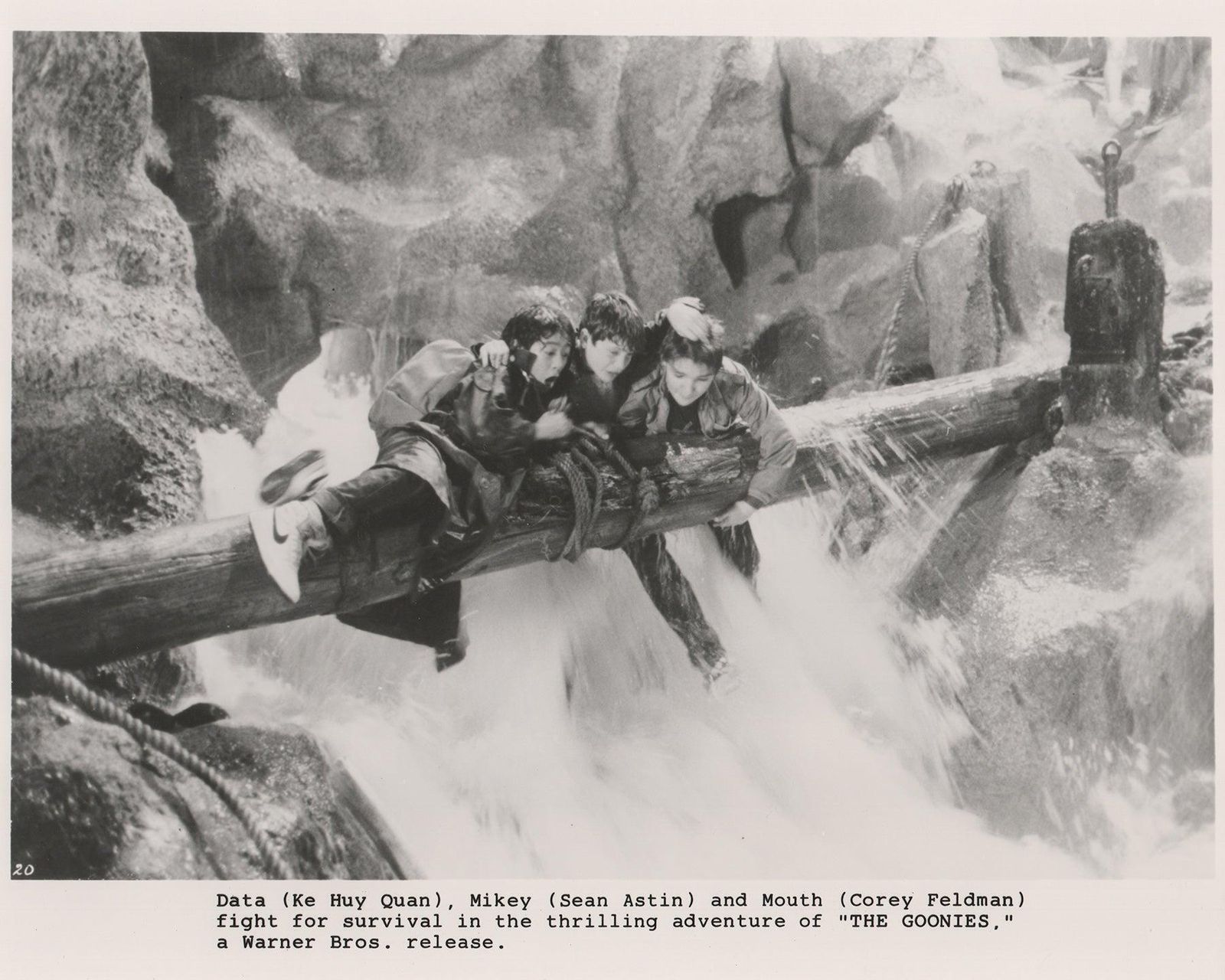 Photo de presse originale encadrée, The Goonies, 1985 photo vinterior