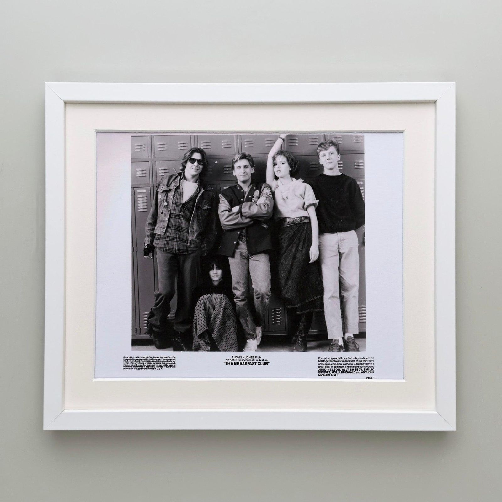 The Breakfast Club 1985 Publicity Film Movie Press Still Framed photo Art