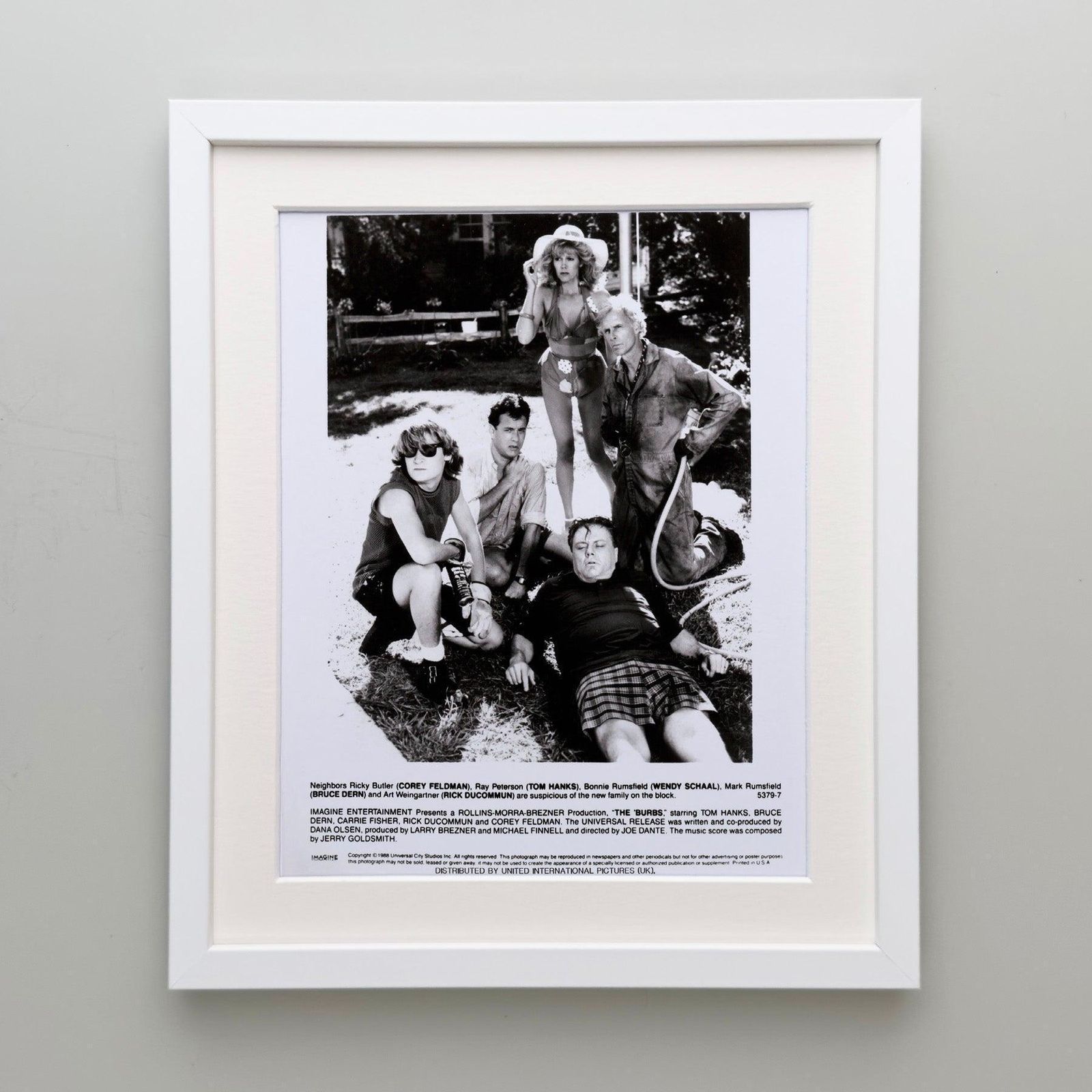 Photographie de presse encadrée, The Burbs, 1989 photo Art