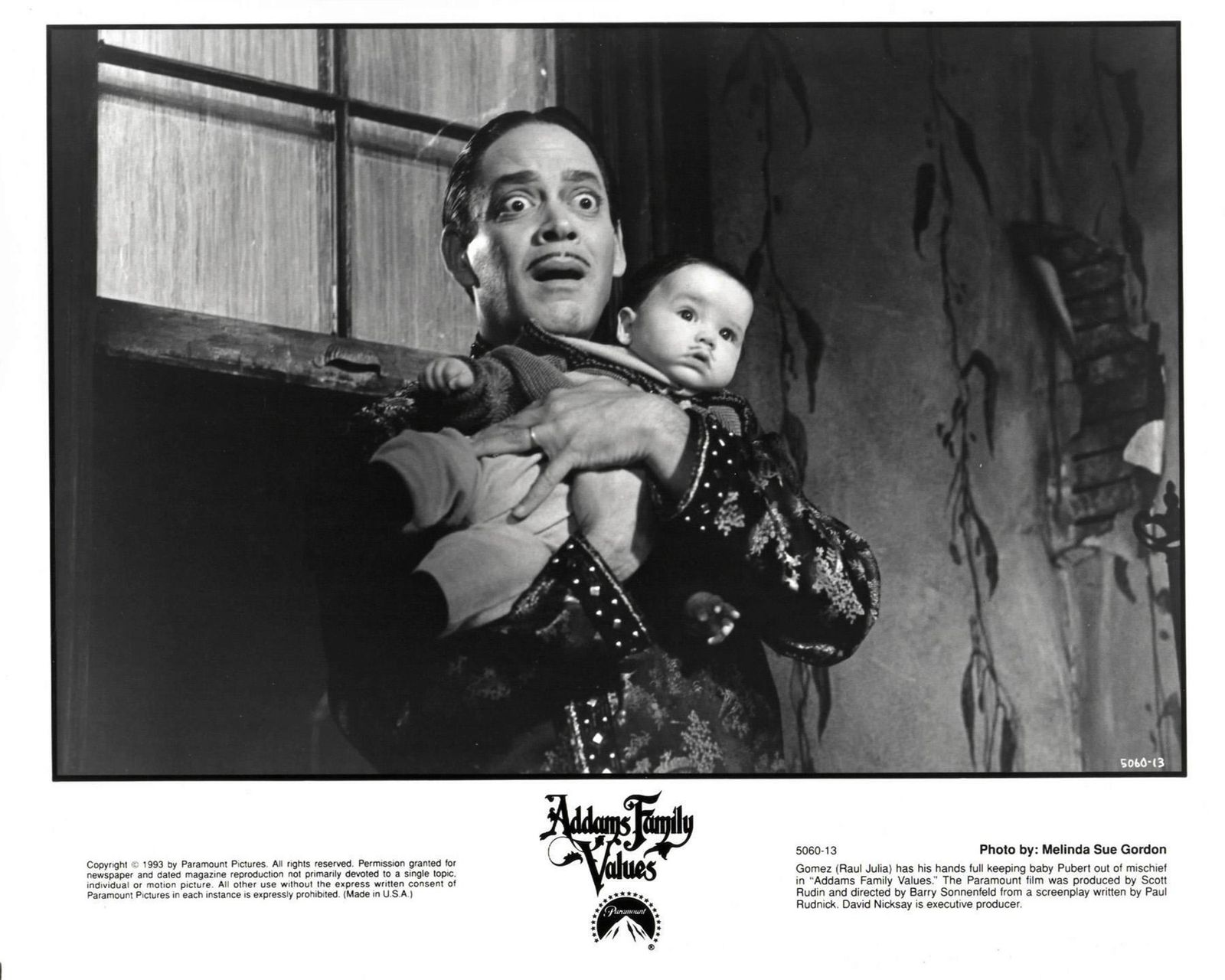 Addams Family Values 1993 Ingelijste Publiciteitsfoto Film photo vintage