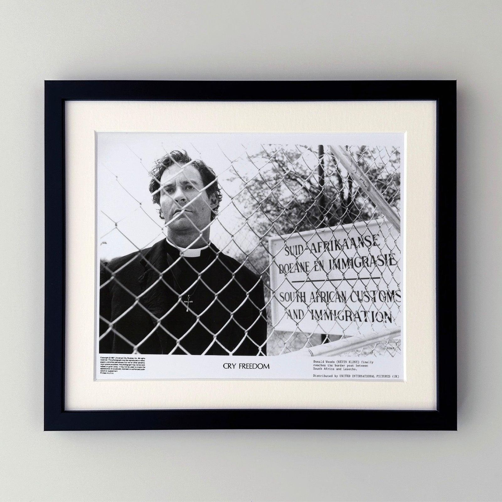 Cry Freedom 1987 Publicity Film Movie Press Still Framed photo furniture