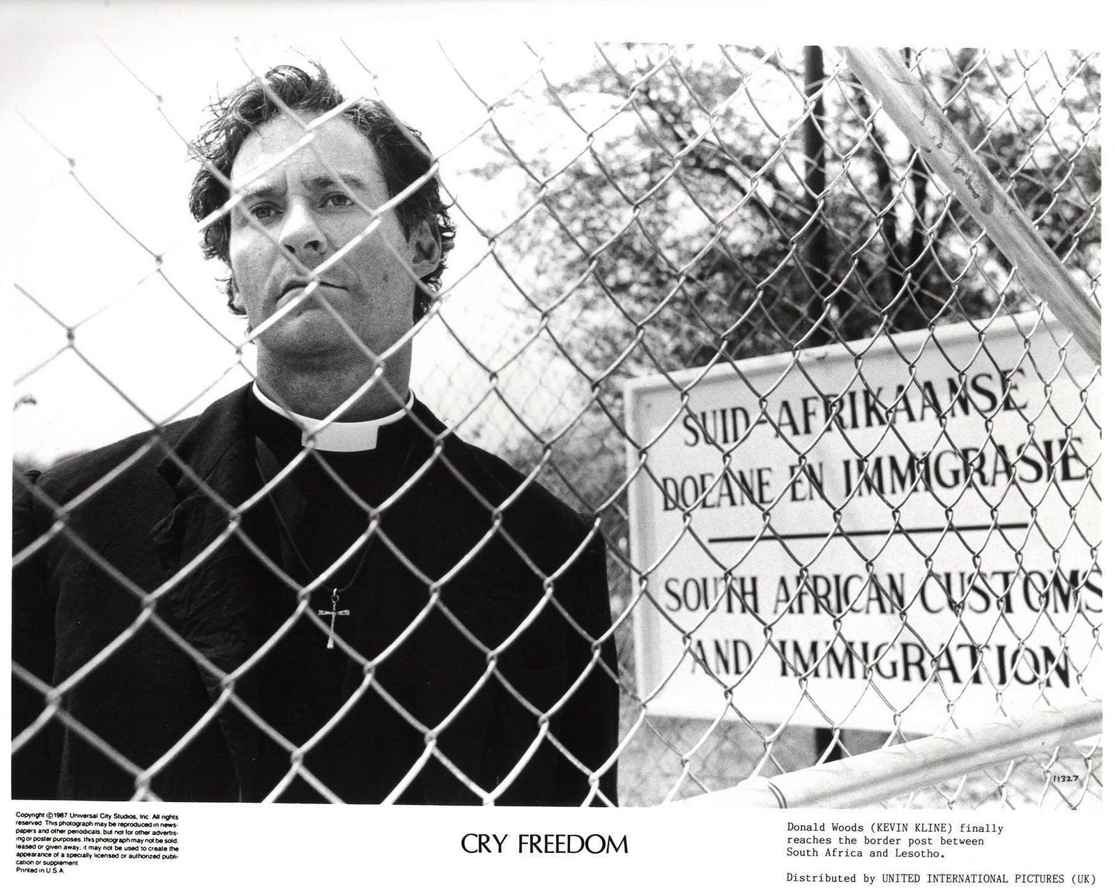 Photographie de presse originale encadrée, Cry Freedom, 1987 photo vinterior