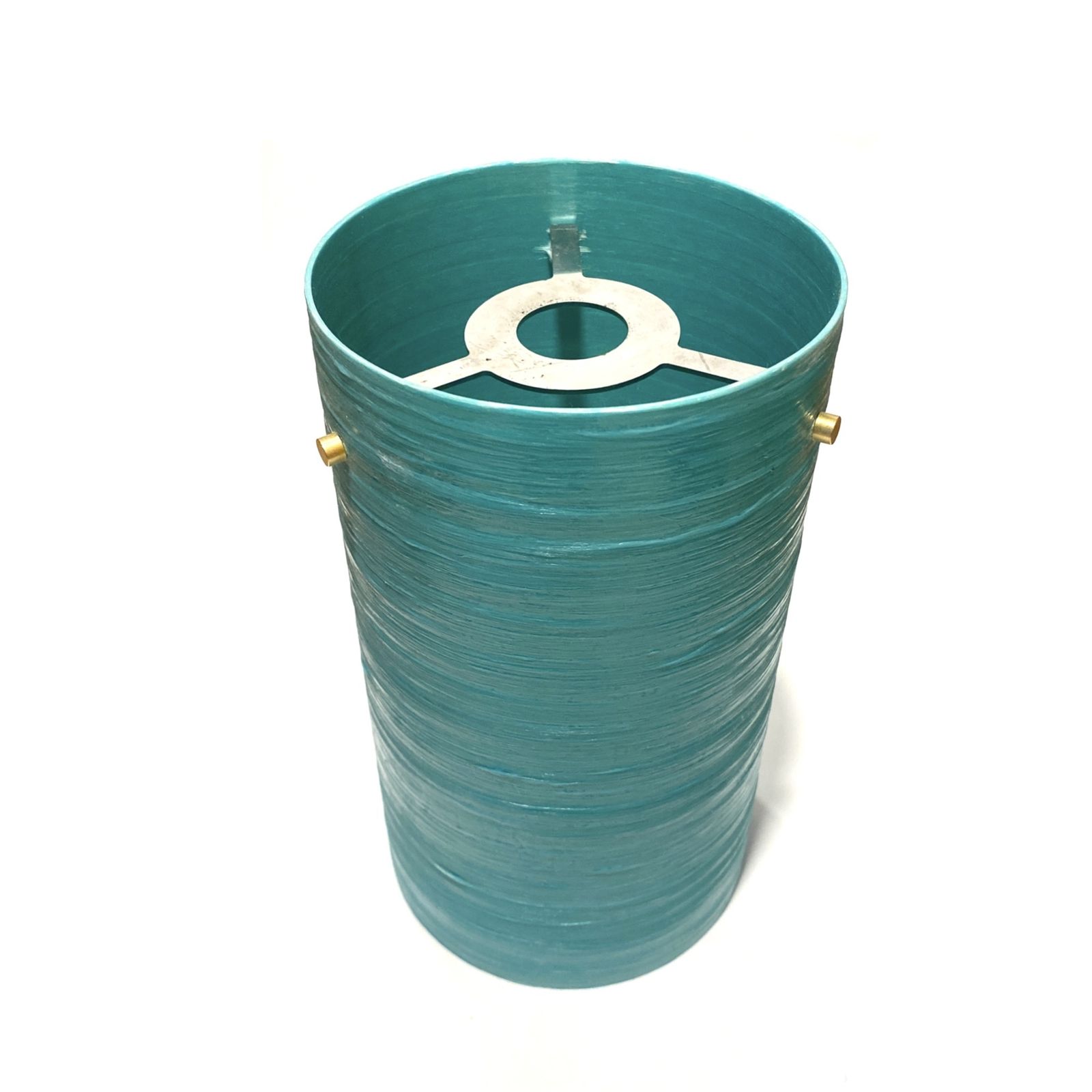 Royplast Spun Fibreglass Lamp Shade (9" X 5") In Turquoise, Lamp Or Ceiling Lampshade photo Lighting