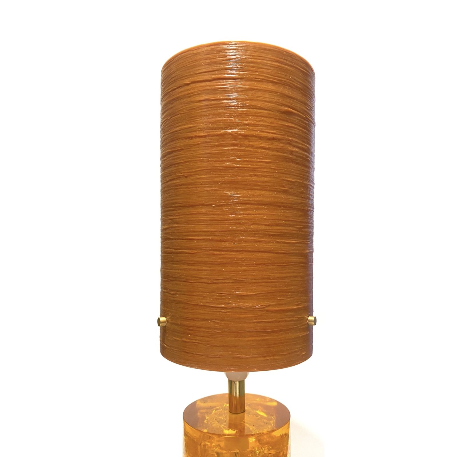 Royplast Spun Fibreglass Lamp Shade (9" X 5") In Orange, Lamp Or Ceiling Lampshade