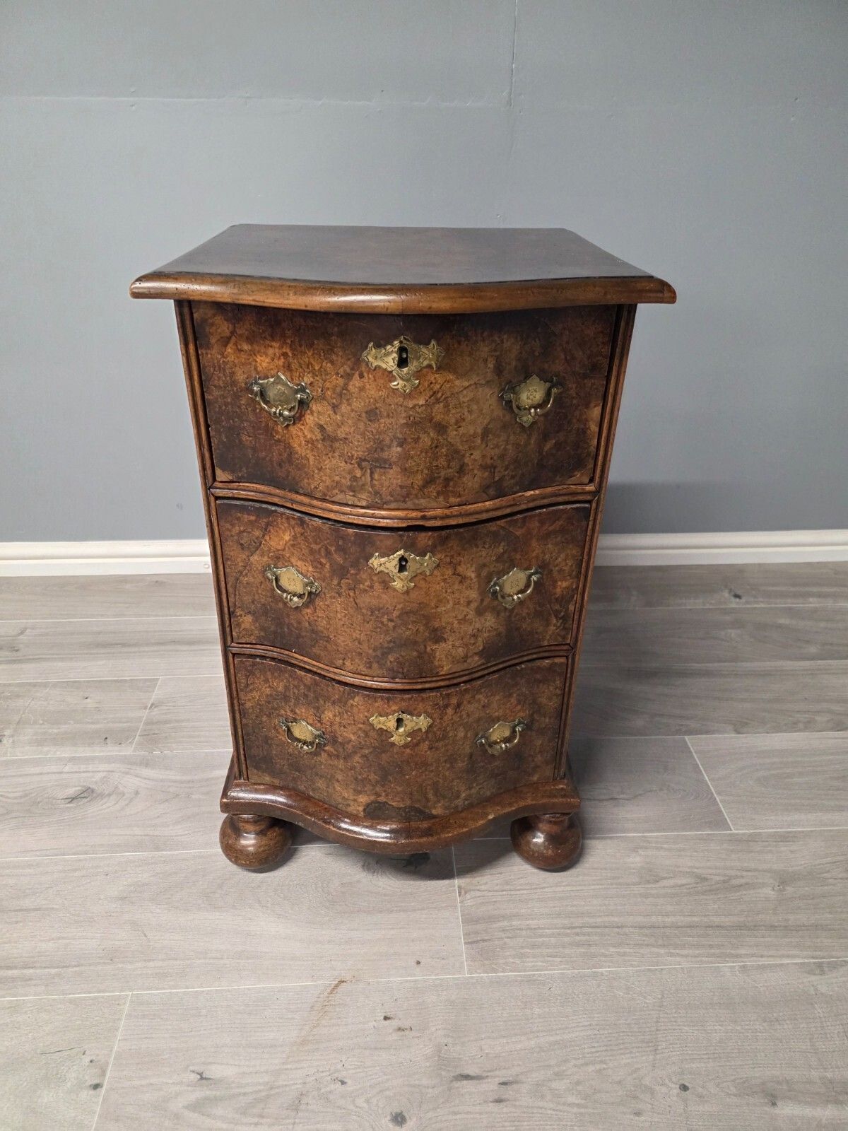 Antique Burr Walnut 18th Century Chest Of Drawers photo furniture